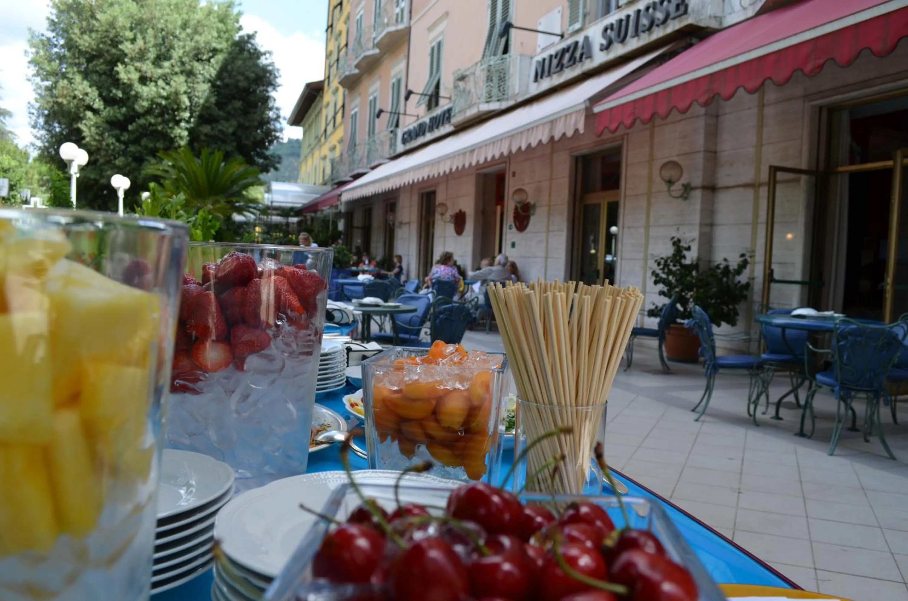 Balcony/Terrace in Grand Hotel Nizza Et Suisse