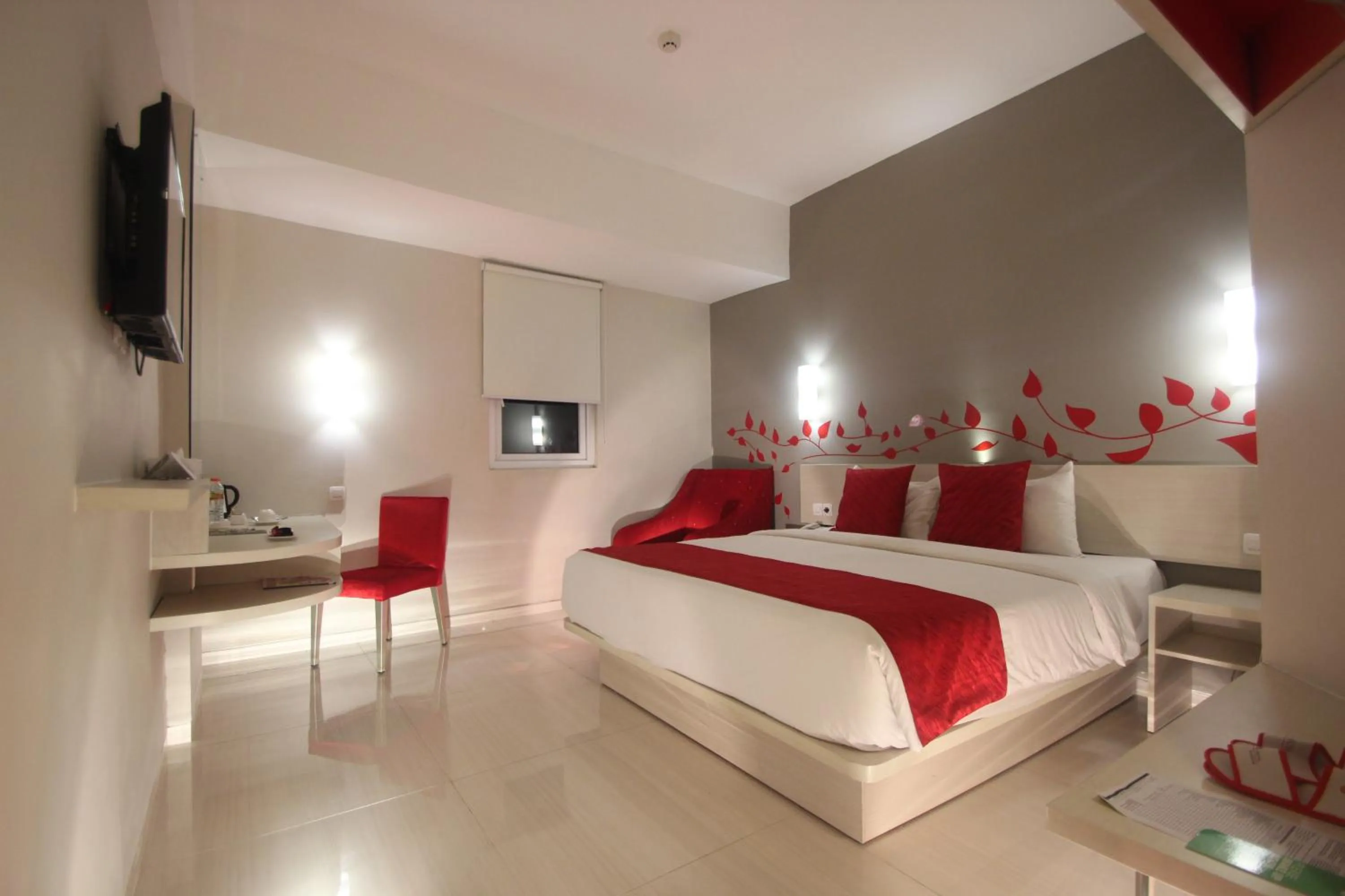 Bedroom, Bed in HOM Hotel Kudus by Horison Group