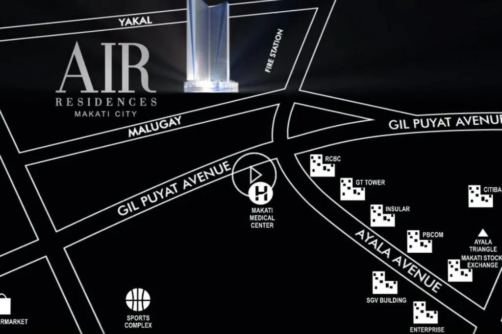 Property logo or sign in Great View 1 BR Condo in Makati near Trident Tower