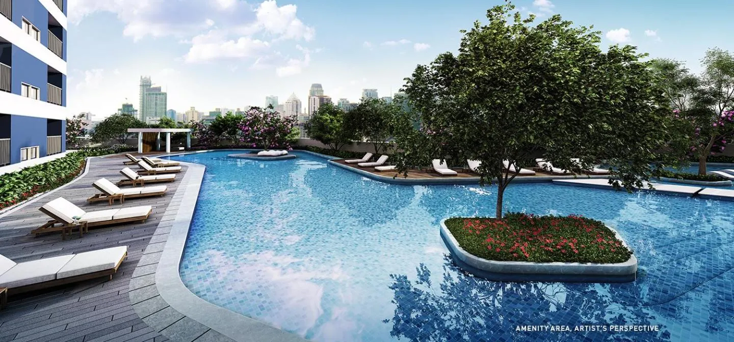Property building in Great View 1 BR Condo in Makati near Trident Tower