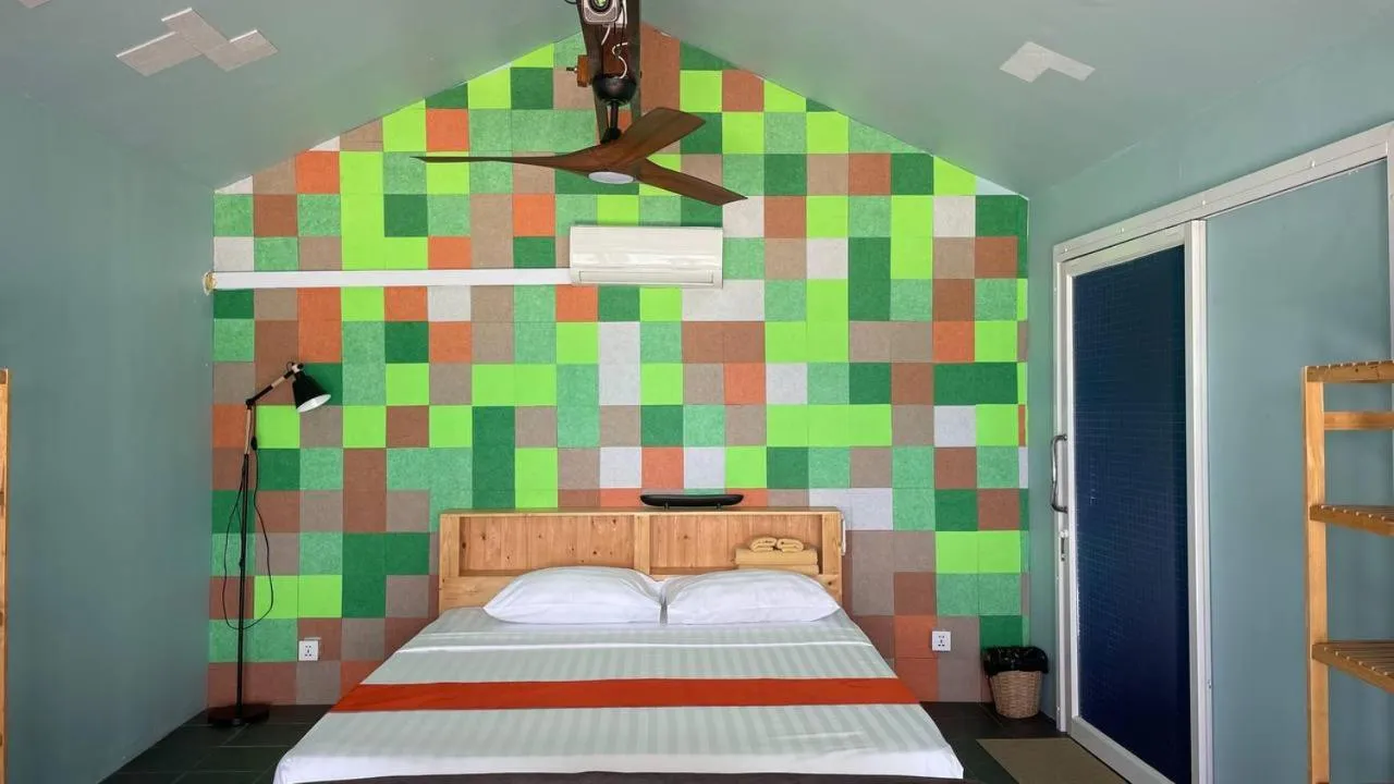 Bed in WHITE SAND ARK RESORT