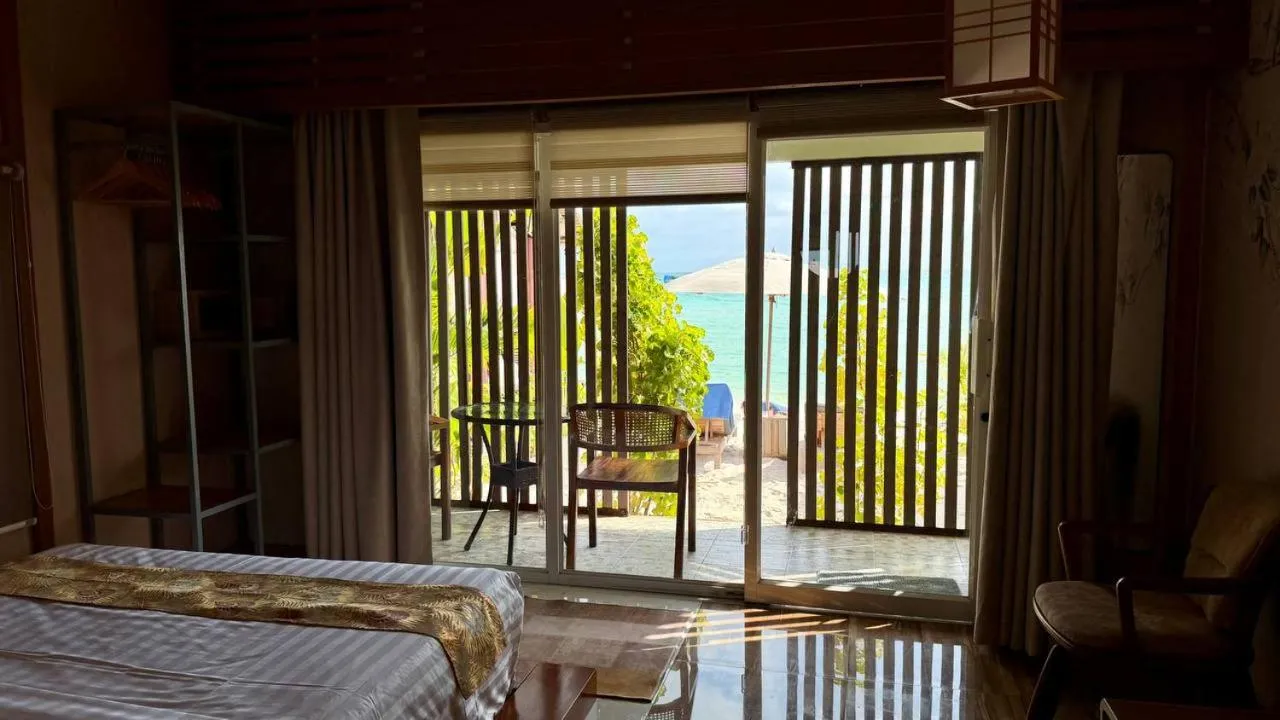 Bed in WHITE SAND ARK RESORT