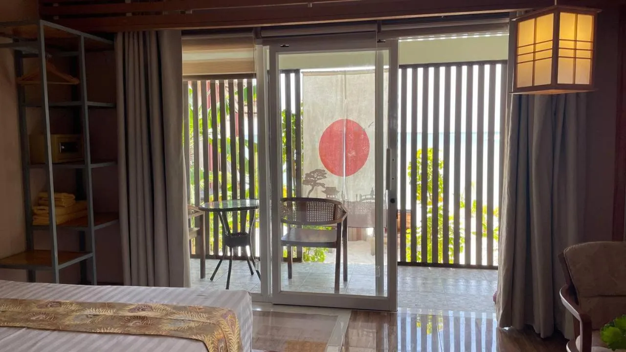 Bed in WHITE SAND ARK RESORT