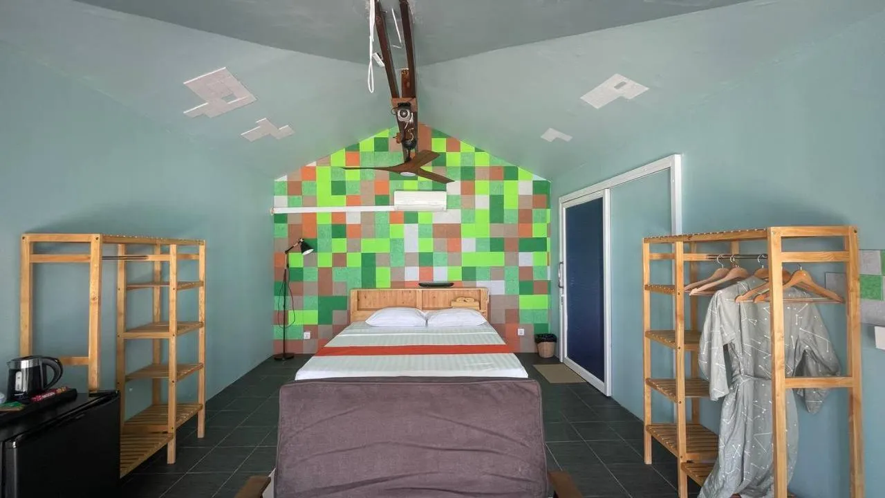 Bed in WHITE SAND ARK RESORT