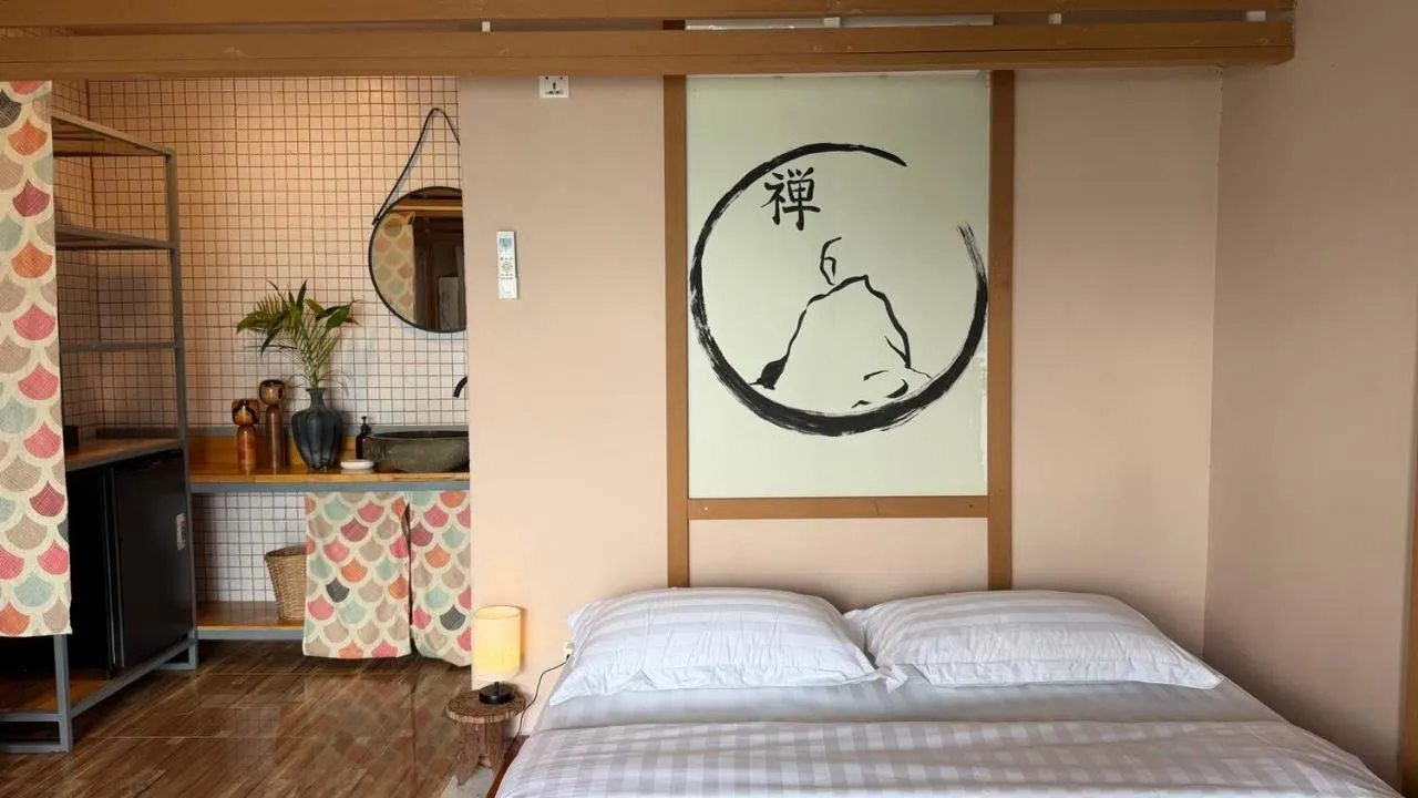 Bed in WHITE SAND ARK RESORT