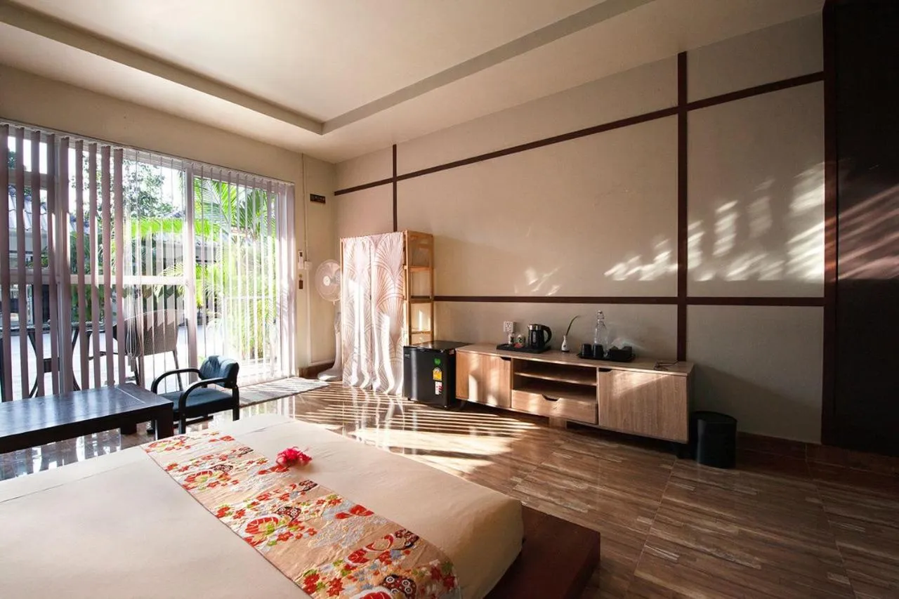 Bed in WHITE SAND ARK RESORT