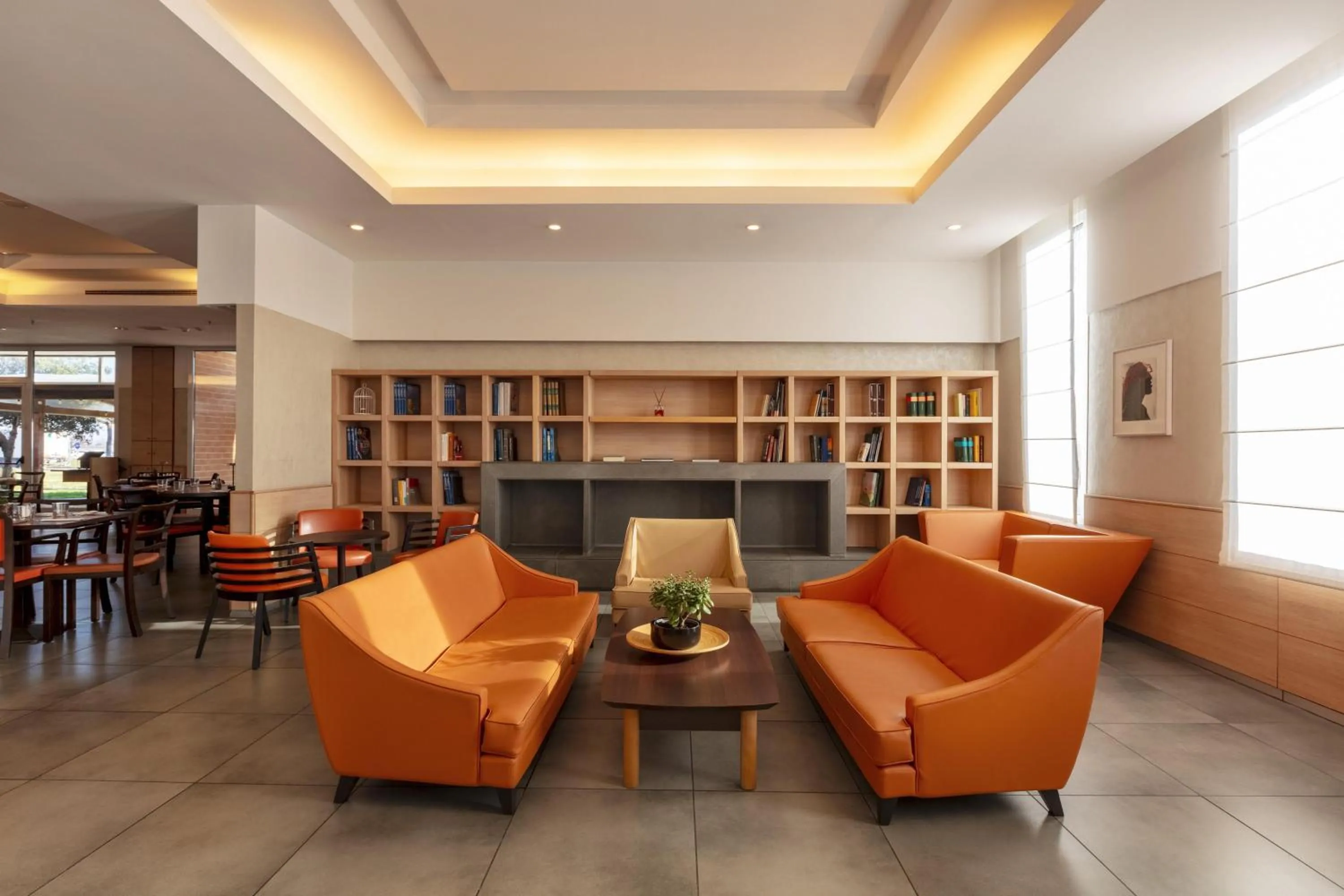 Lobby or reception in Hilton Garden Inn Rome Airport