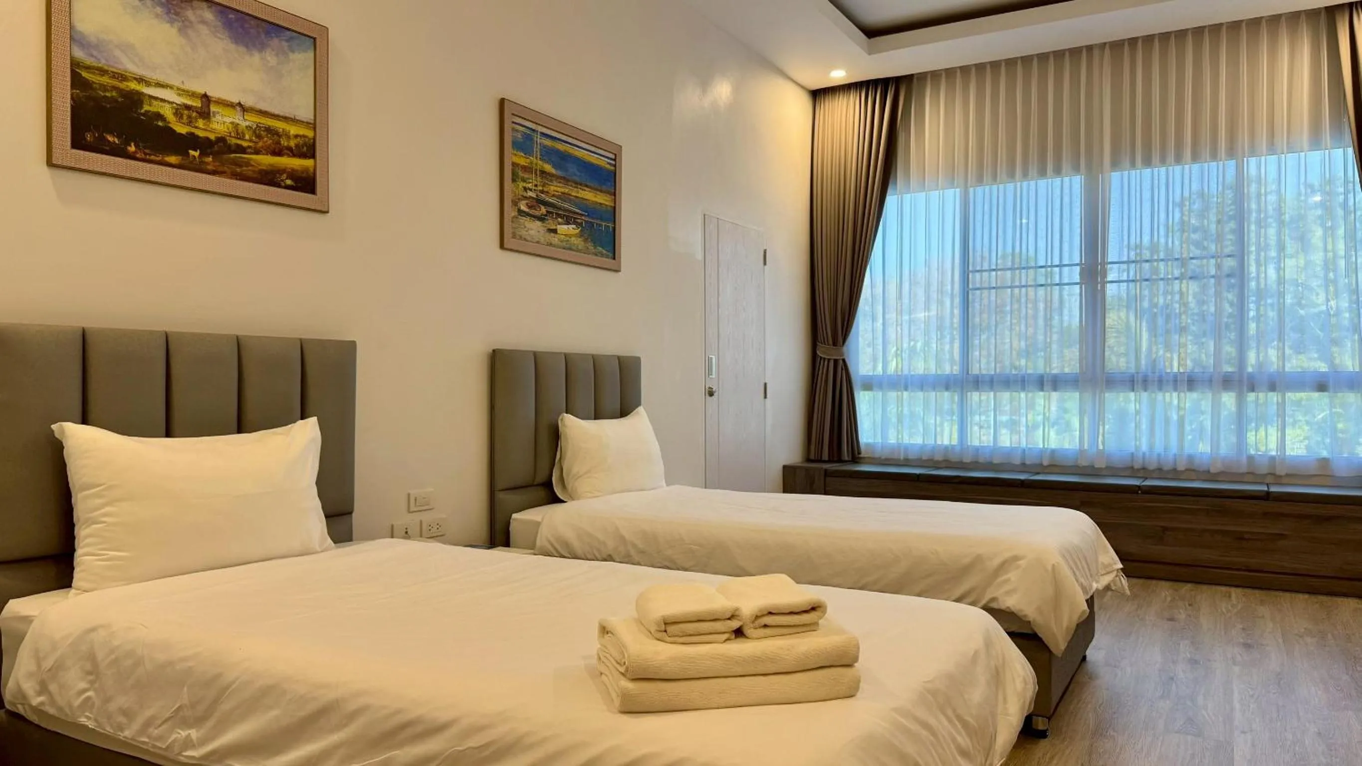 Bed in Baan Suan Khun Ta and Golf Resort