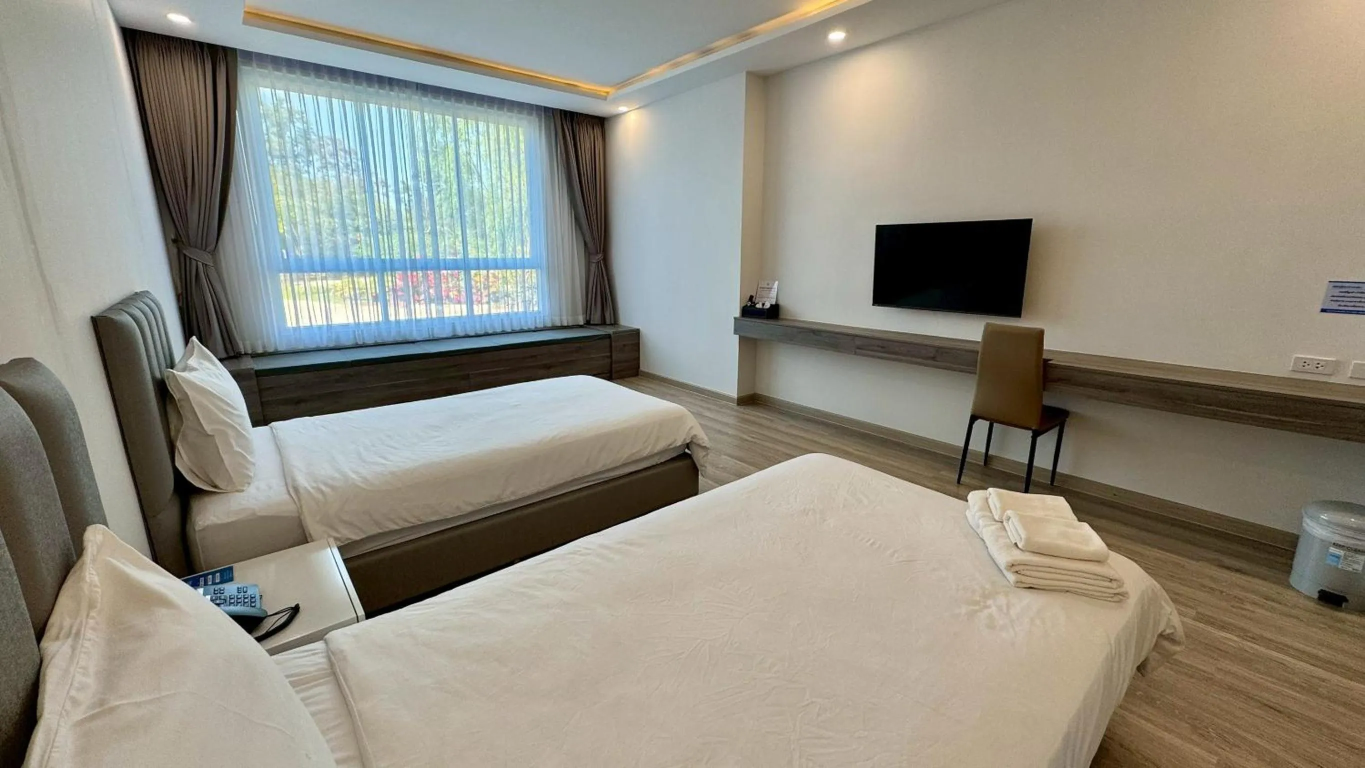 Bed in Baan Suan Khun Ta and Golf Resort