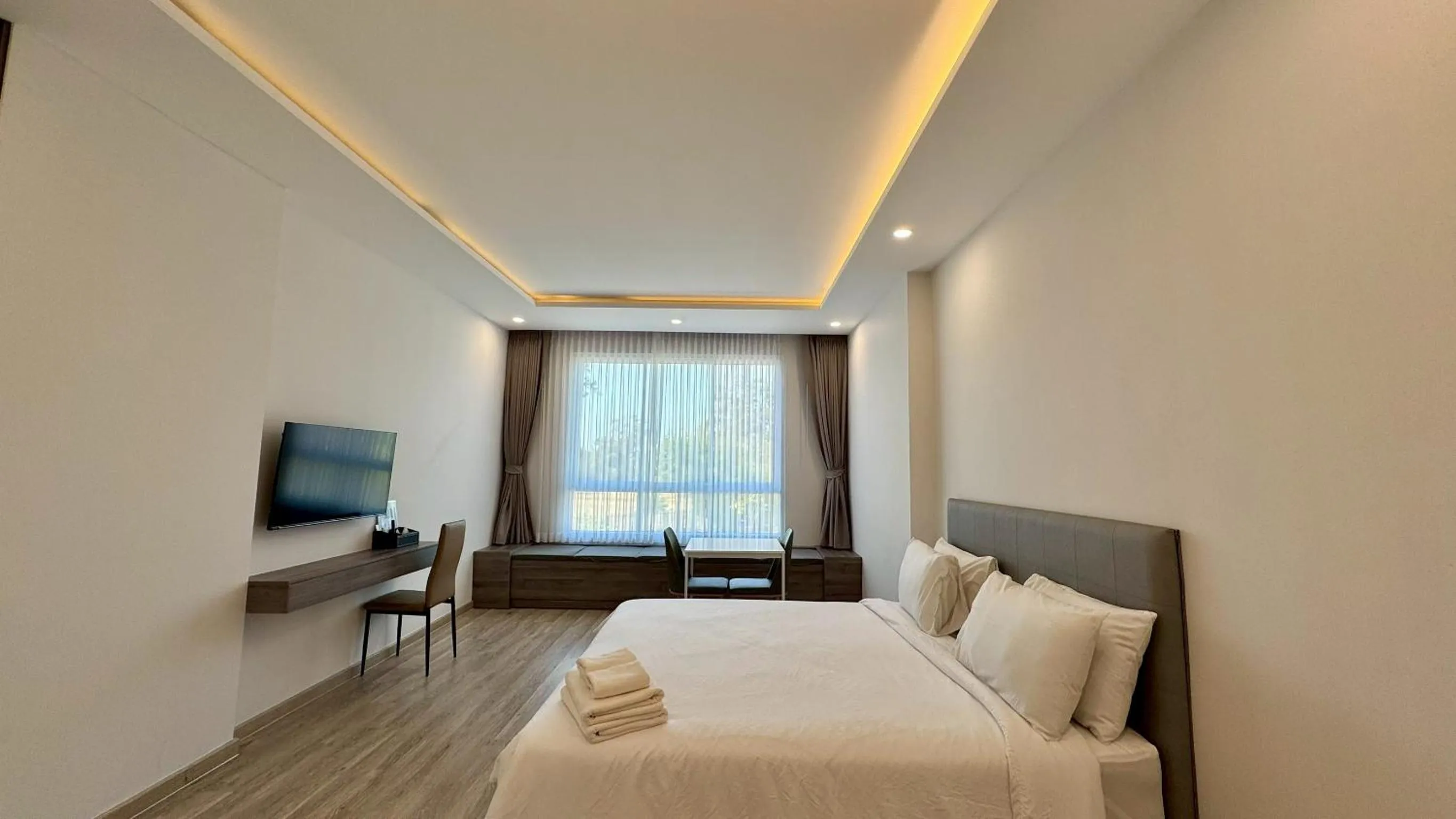 Seating area, Bed in Baan Suan Khun Ta and Golf Resort