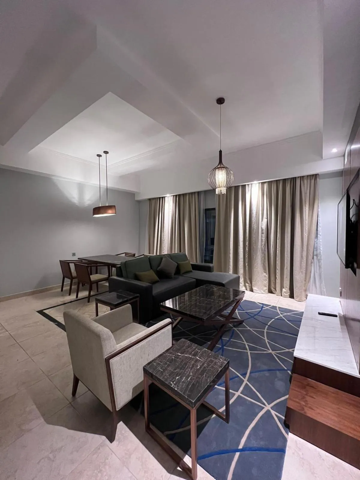 Living room in The Seven Hotel