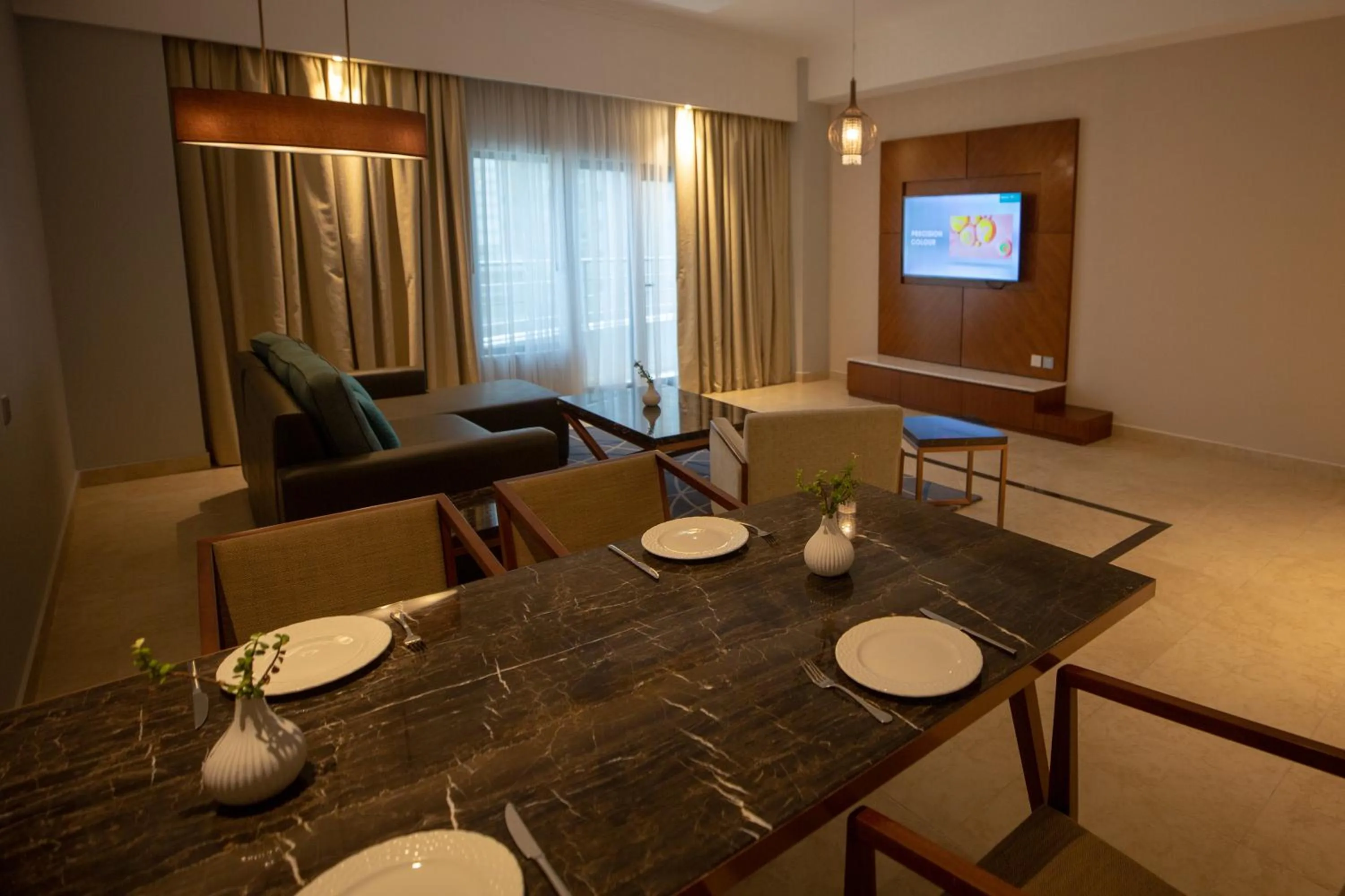 Living room in The Seven Hotel