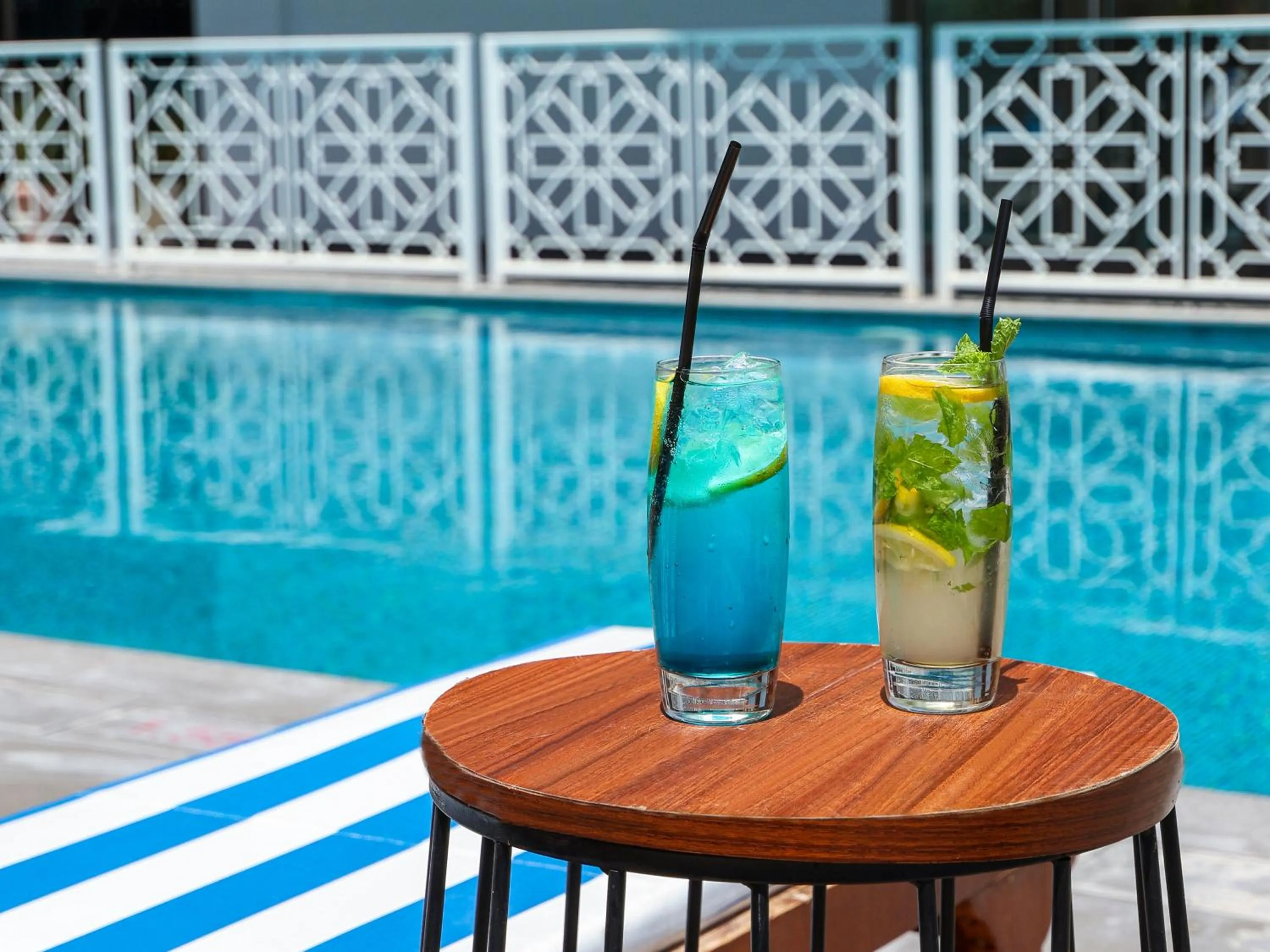 Swimming pool in The Seven Hotel