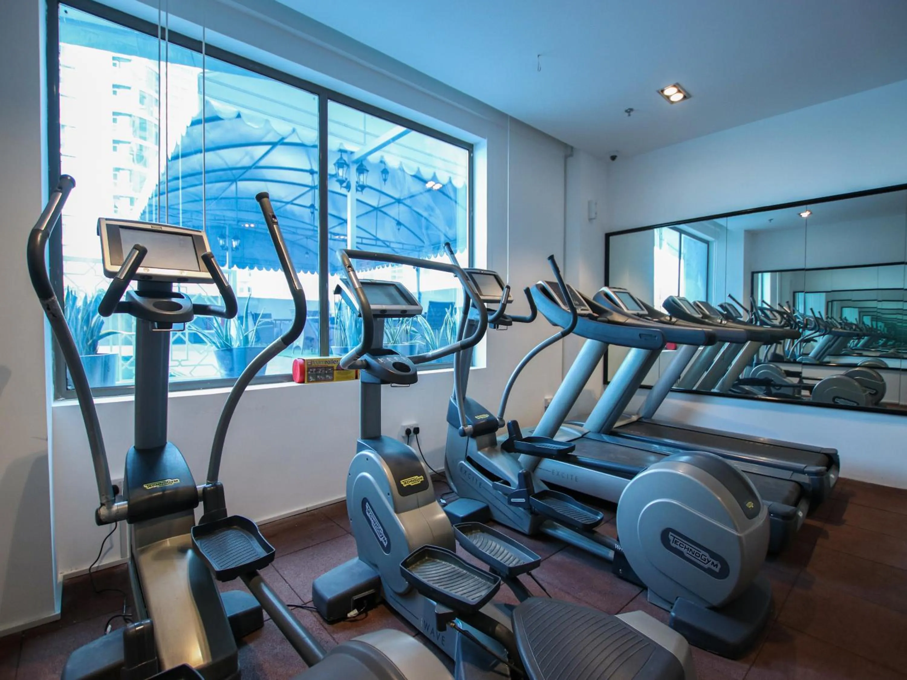 Fitness centre/facilities in The Seven Hotel