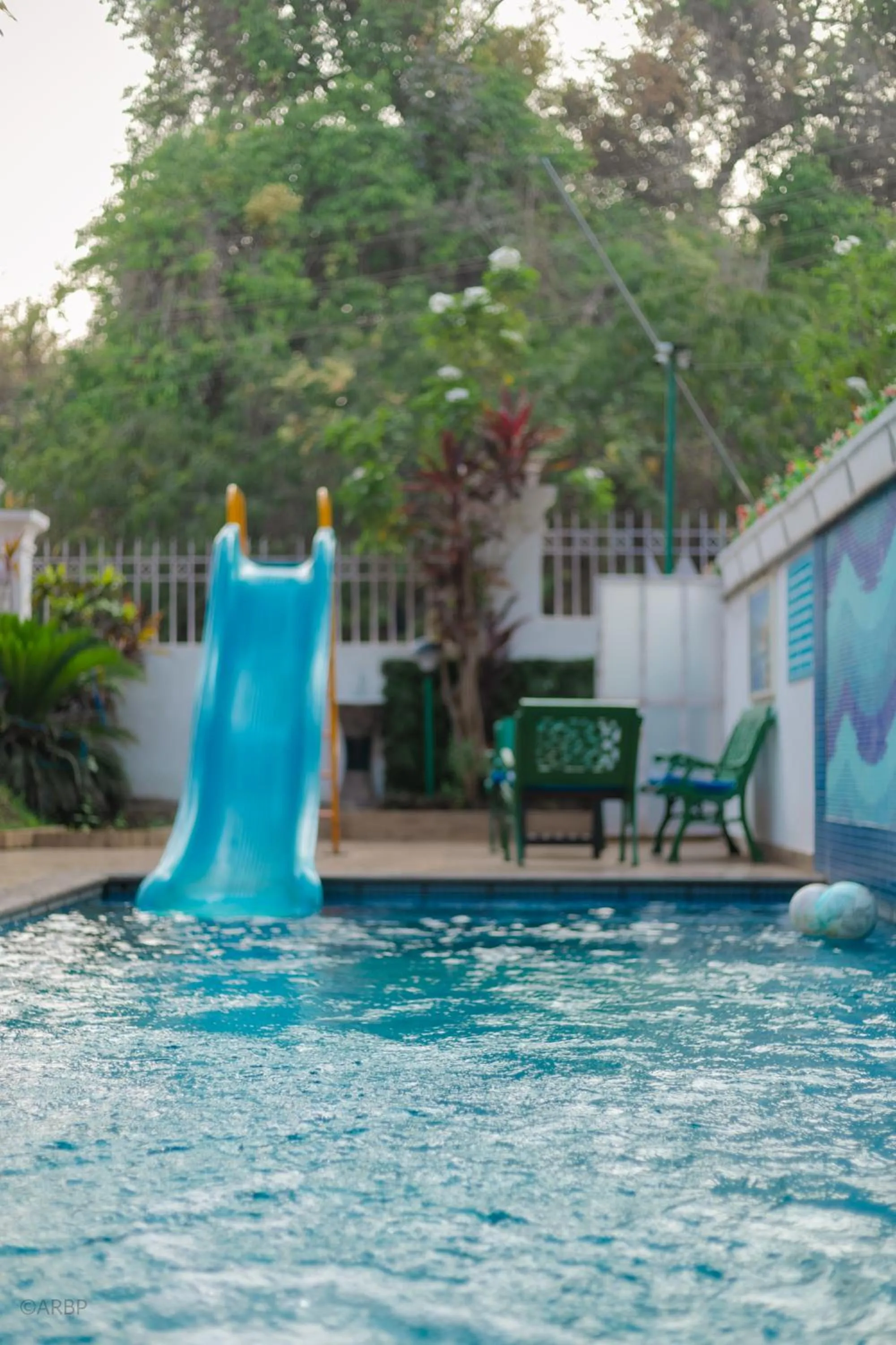 Pool view in La Sunila suites Baga by WSI