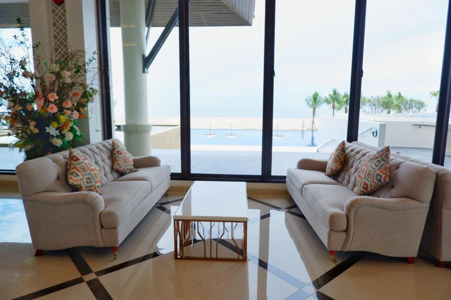 Seating area in Sea Sand Sun Hua Hin by JC Kevin Hotel & Resort