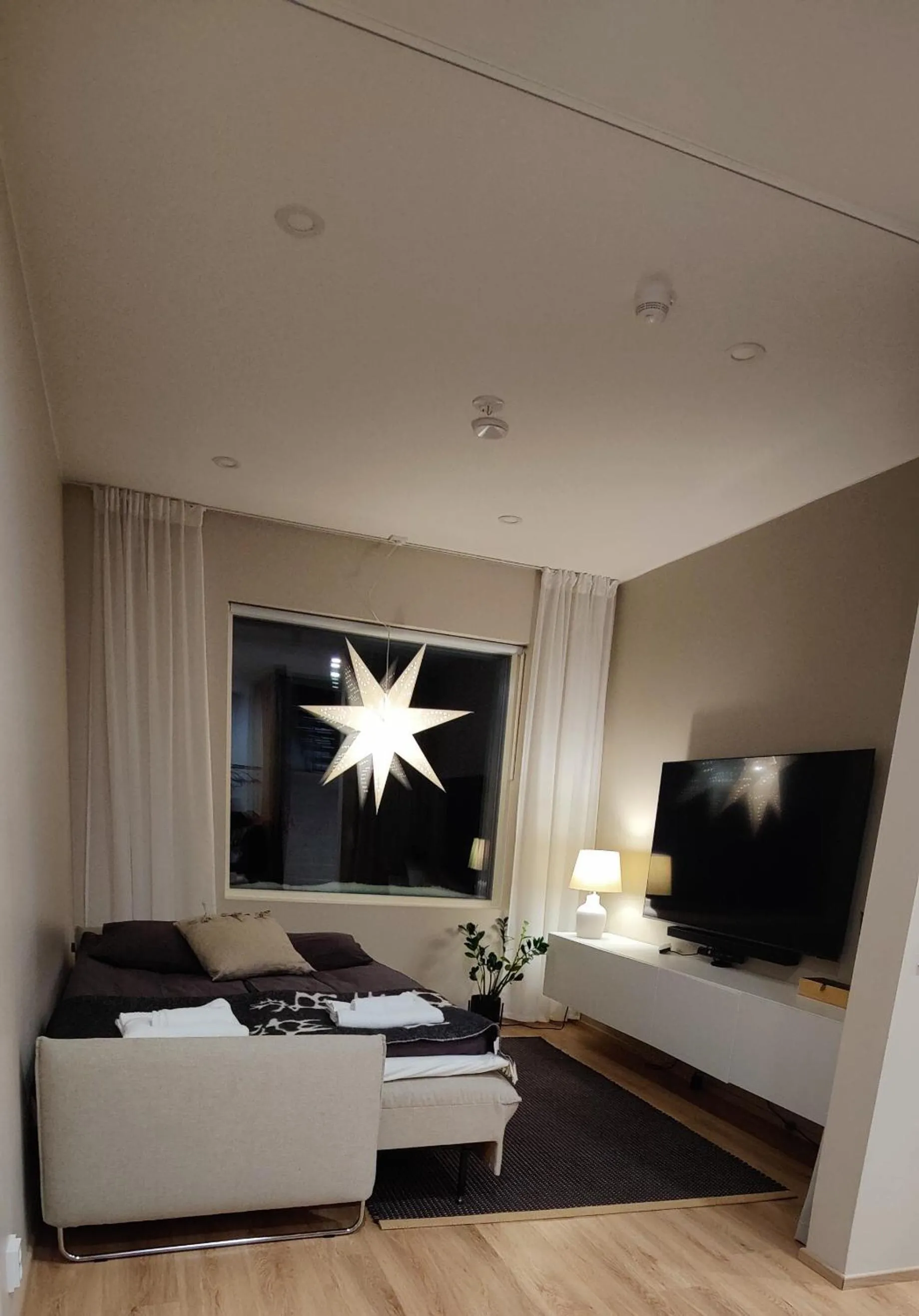 Bed in Villa Forest -private location, sauna and jacuzzi