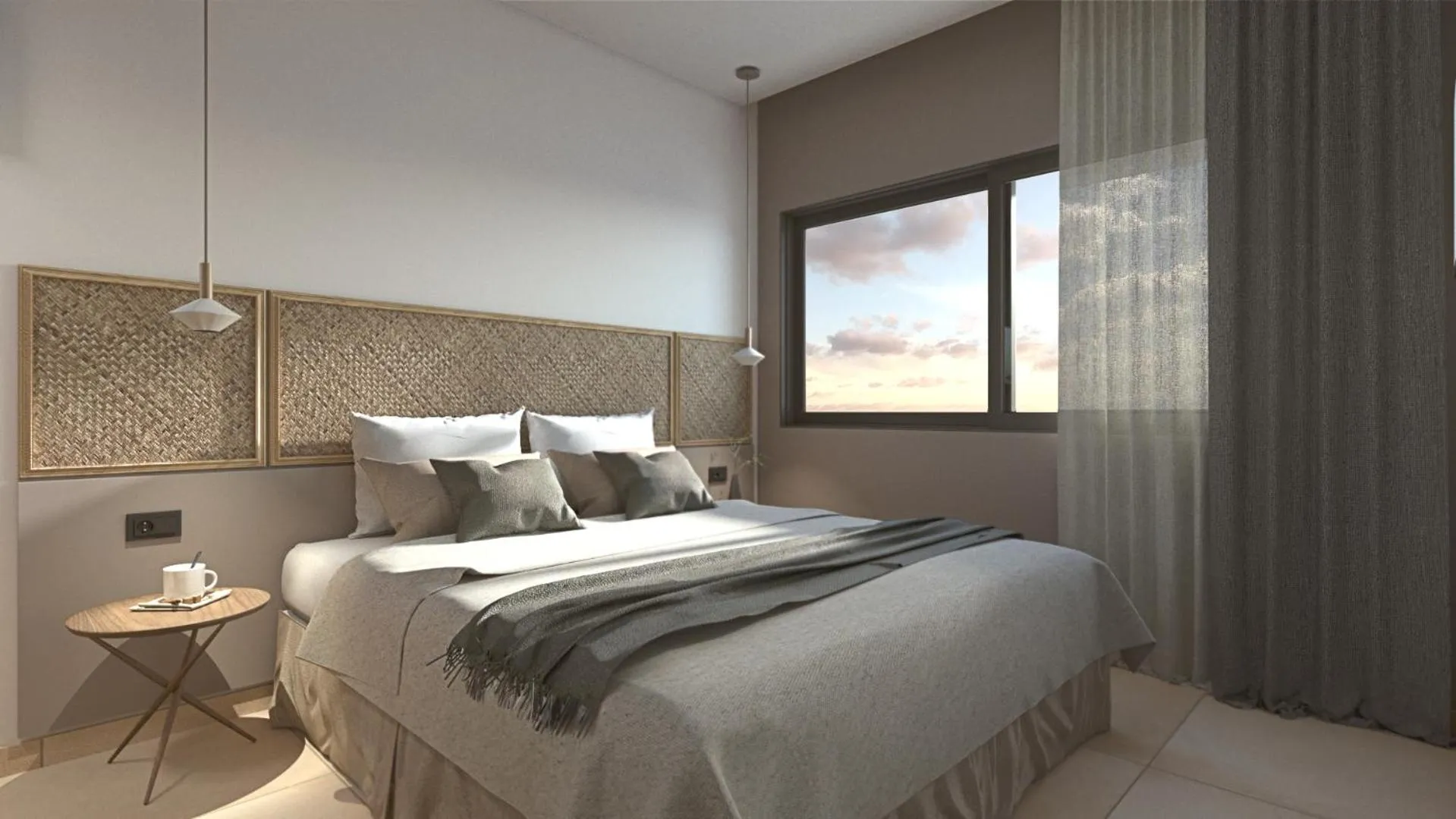 Bed in Elafonisi Resort by Kalomirakis Family