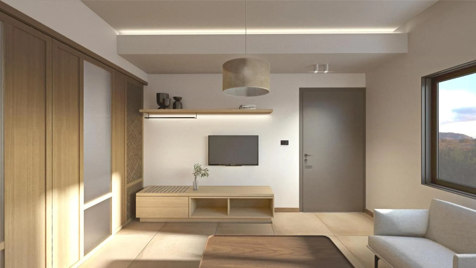 TV and multimedia in Elafonisi Resort by Kalomirakis Family