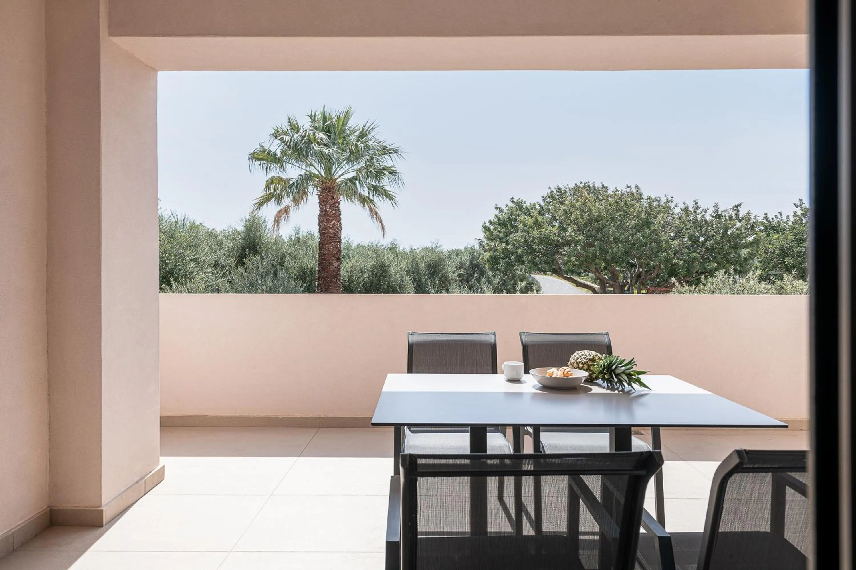 Patio in Elafonisi Resort by Kalomirakis Family