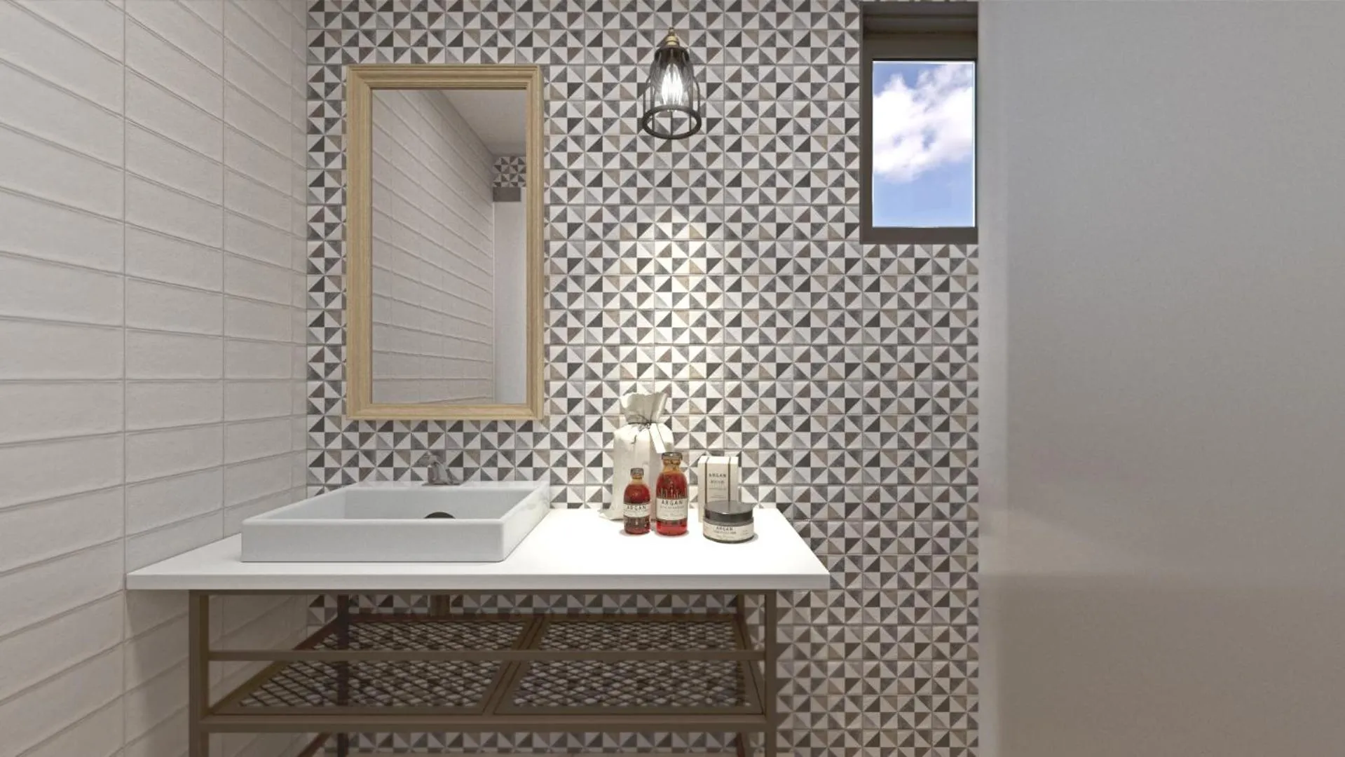 Bathroom in Elafonisi Resort by Kalomirakis Family