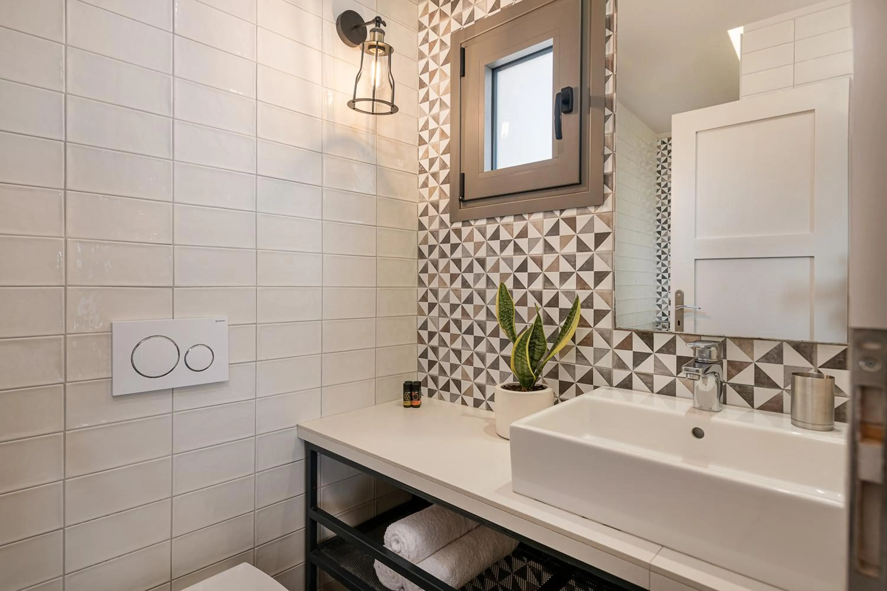 Bathroom in Elafonisi Resort by Kalomirakis Family