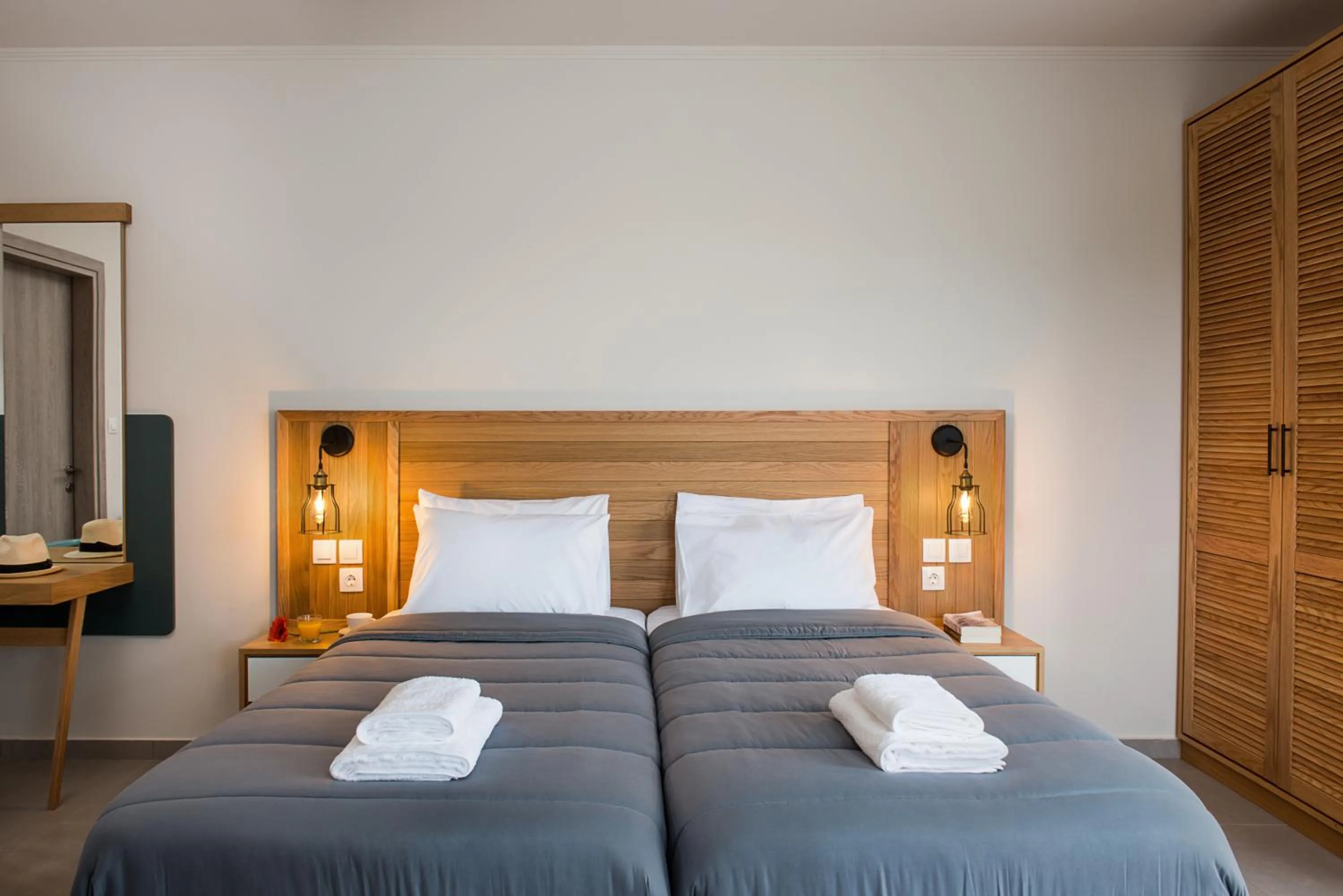 Bed in Elafonisi Resort by Kalomirakis Family