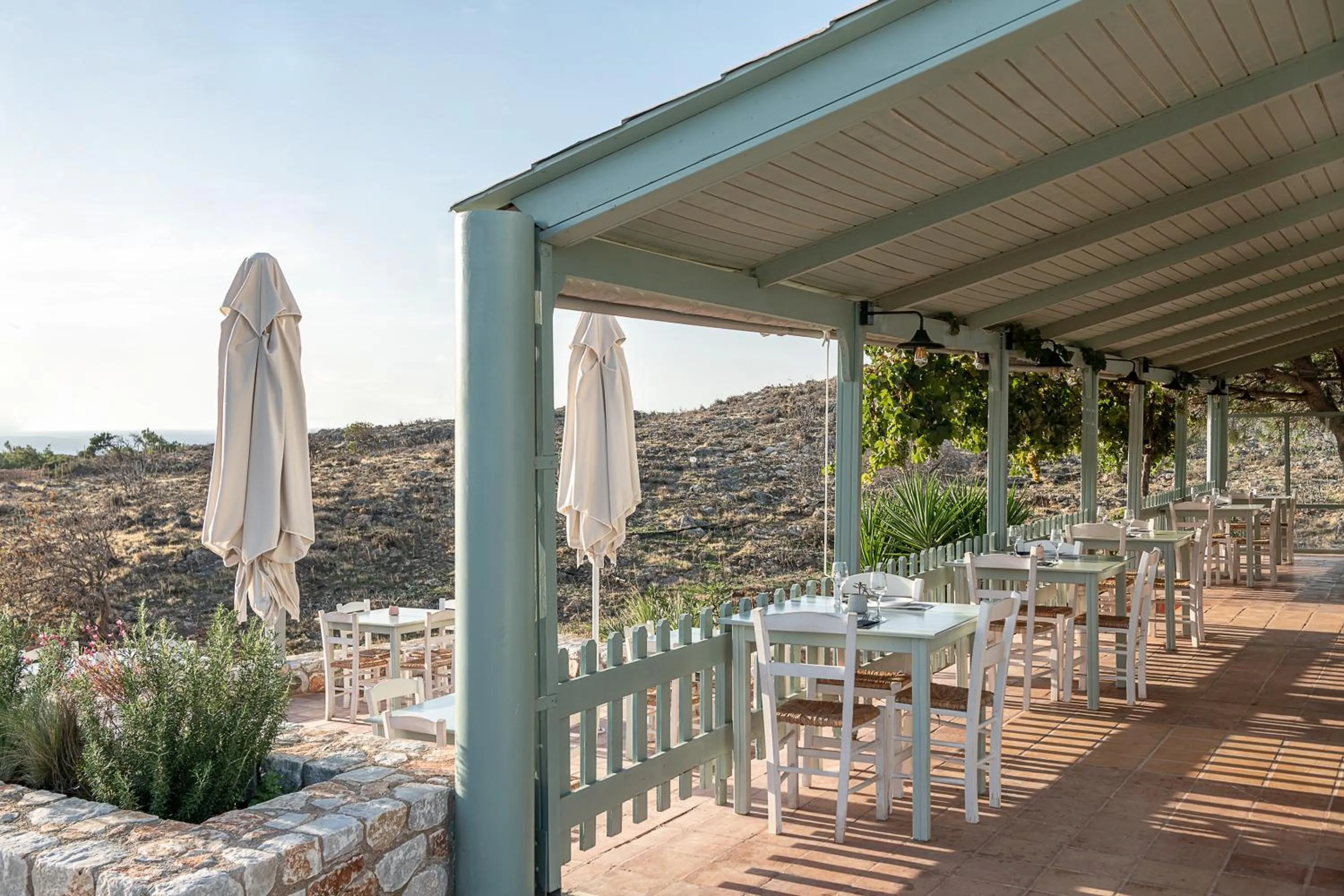 Restaurant/places to eat in Elafonisi Resort by Kalomirakis Family