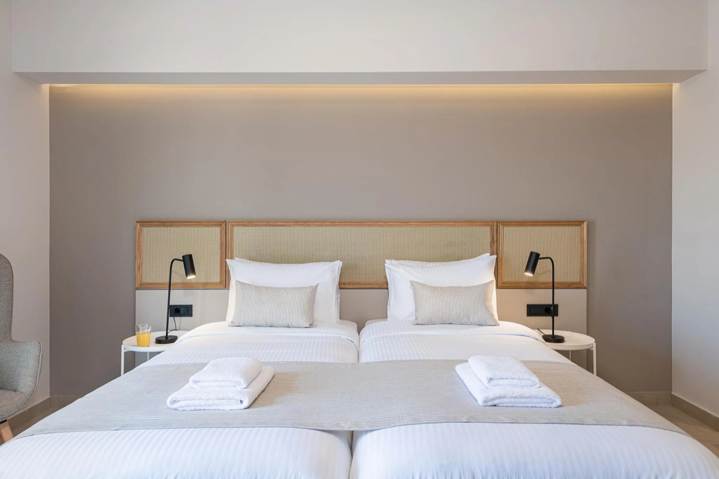 Bed in Elafonisi Resort by Kalomirakis Family