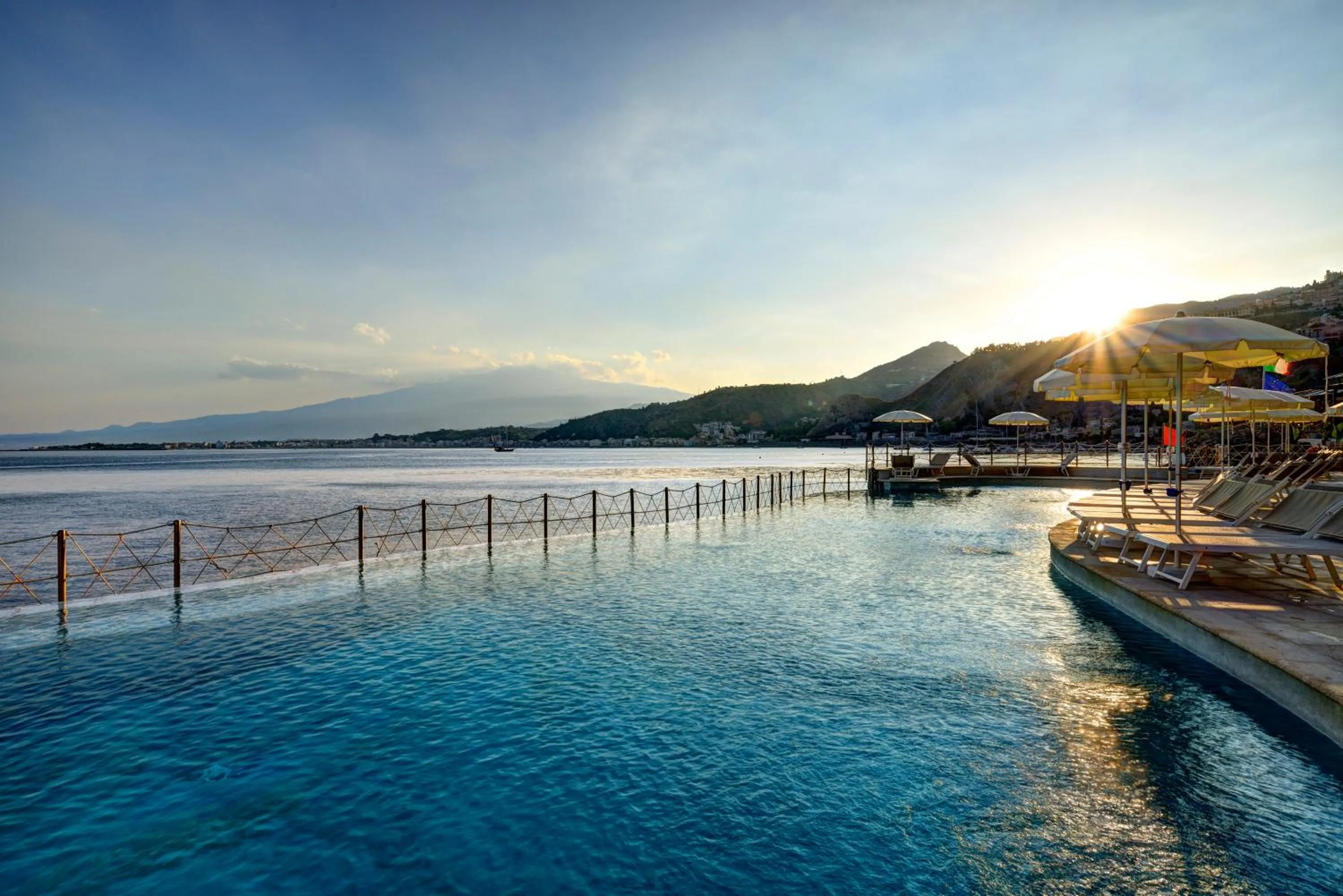 Swimming pool in UNA Hotels Capotaormina
