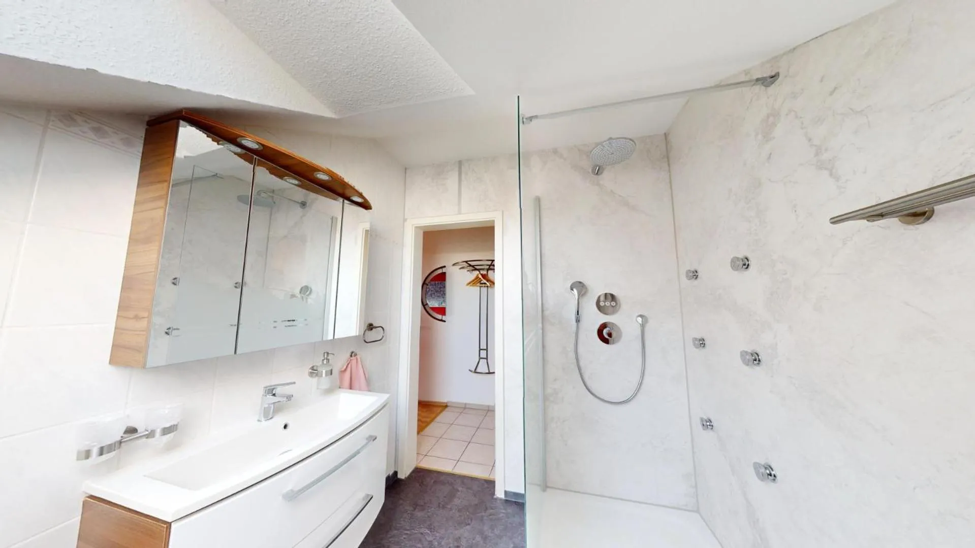 Shower in Apartments am Sund