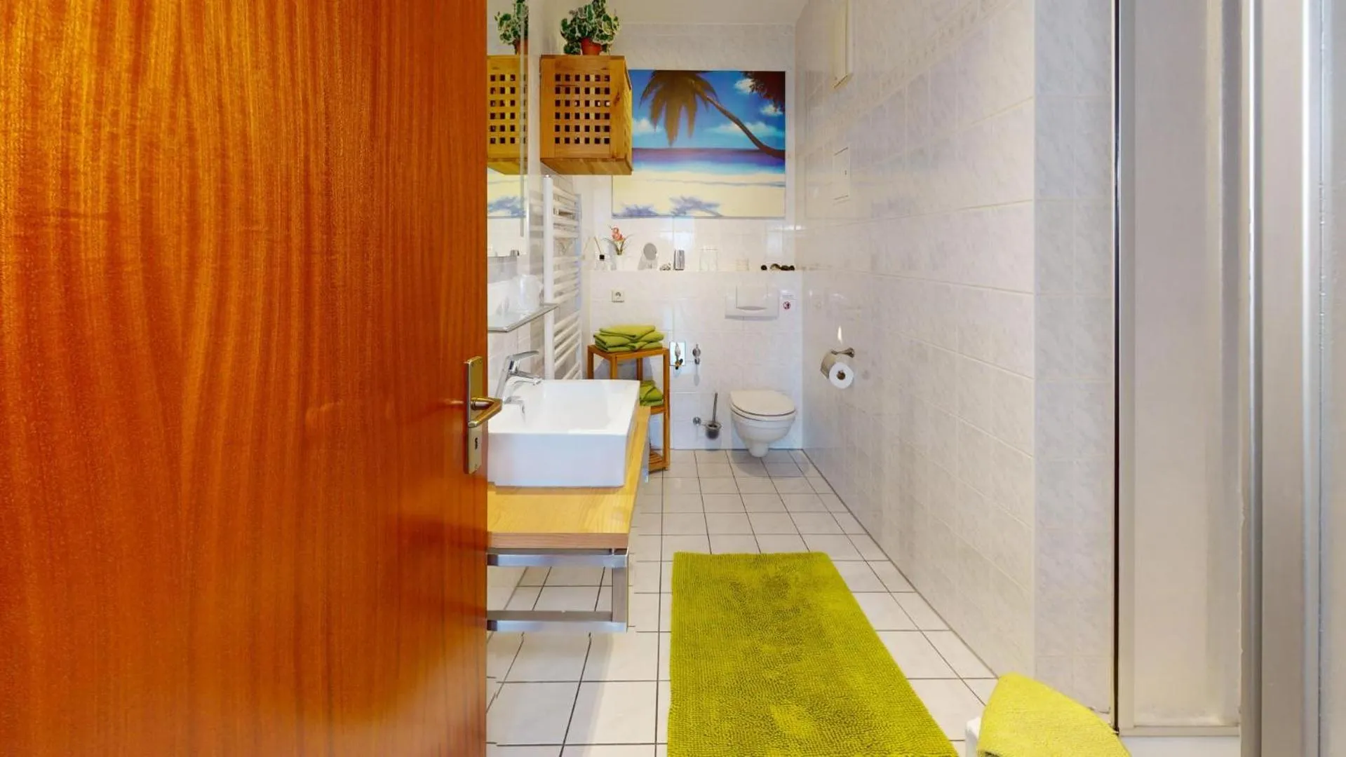 Shower in Apartments am Sund