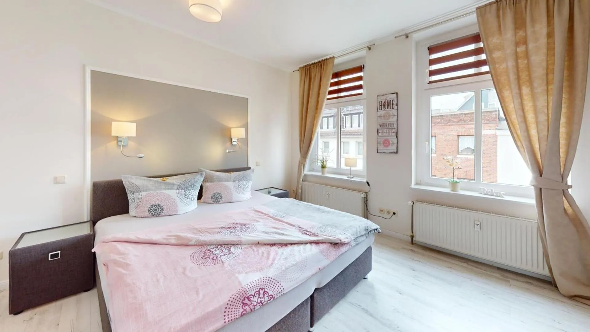 Bed in Apartments am Sund