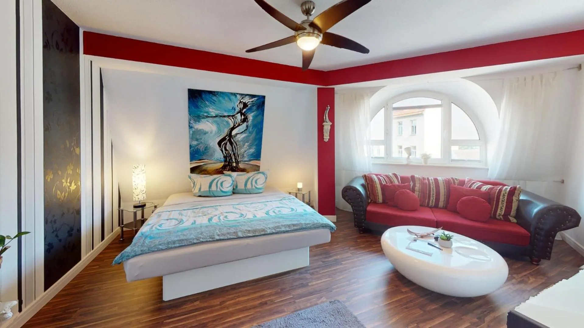 Bed in Apartments am Sund