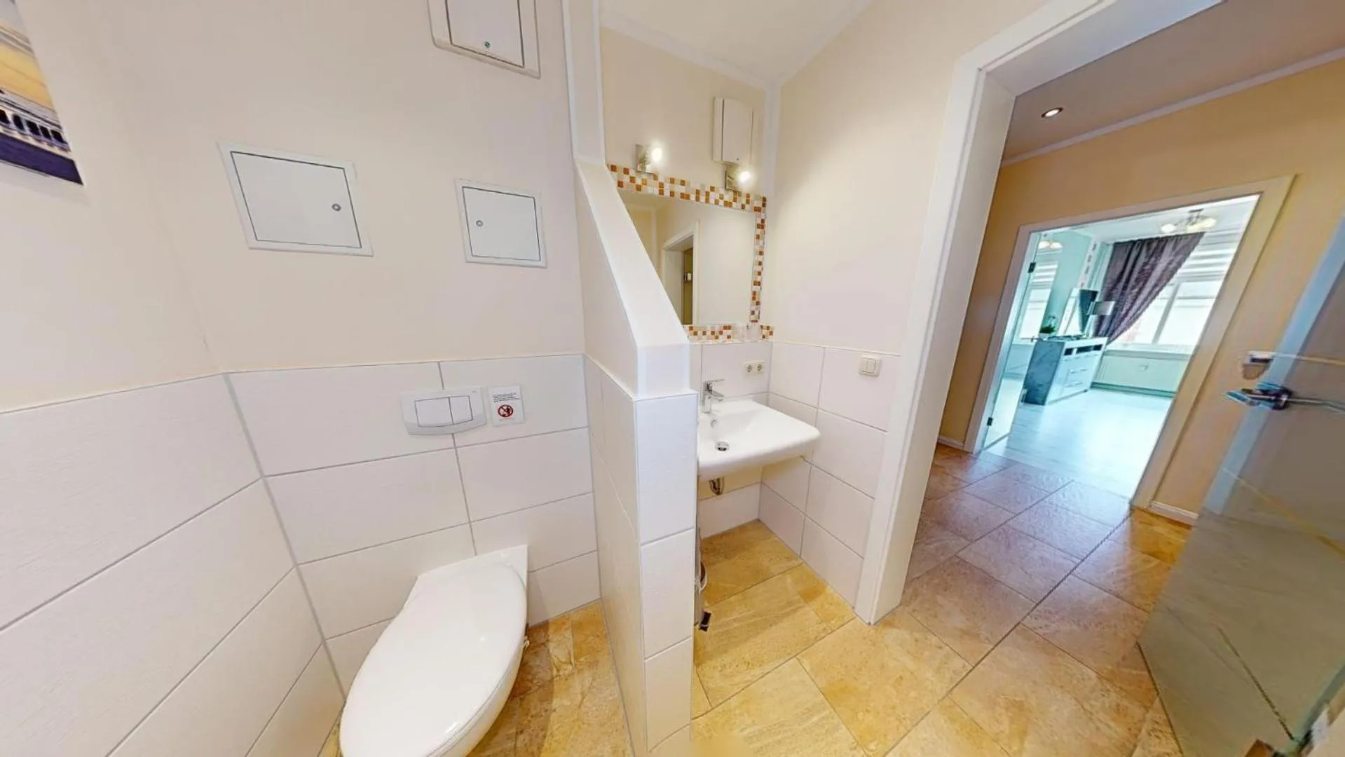 Toilet in Apartments am Sund
