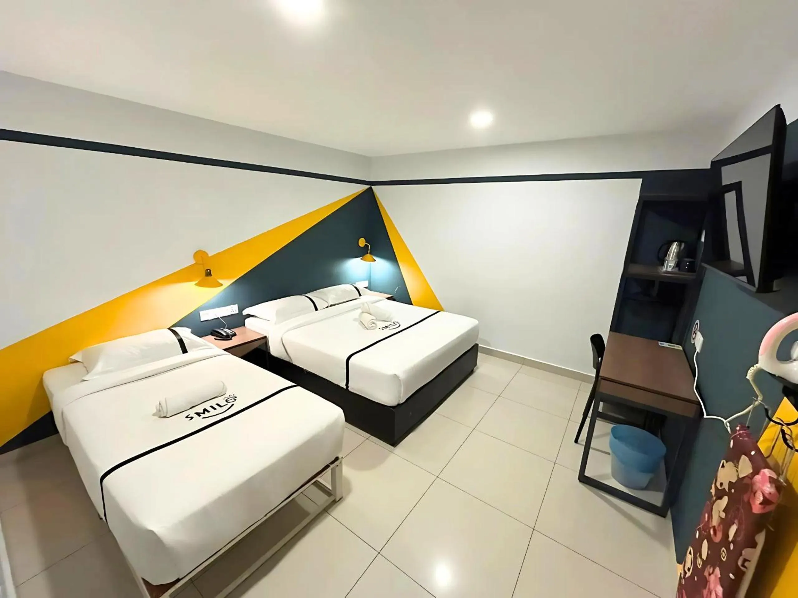 Bed in Smile Hotel Balakong Kajang