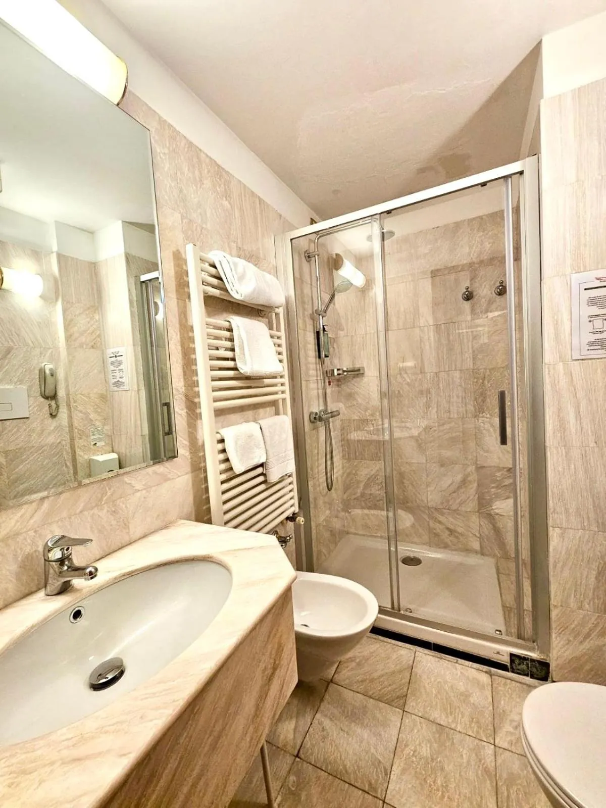 Bathroom in Hotel Mythos