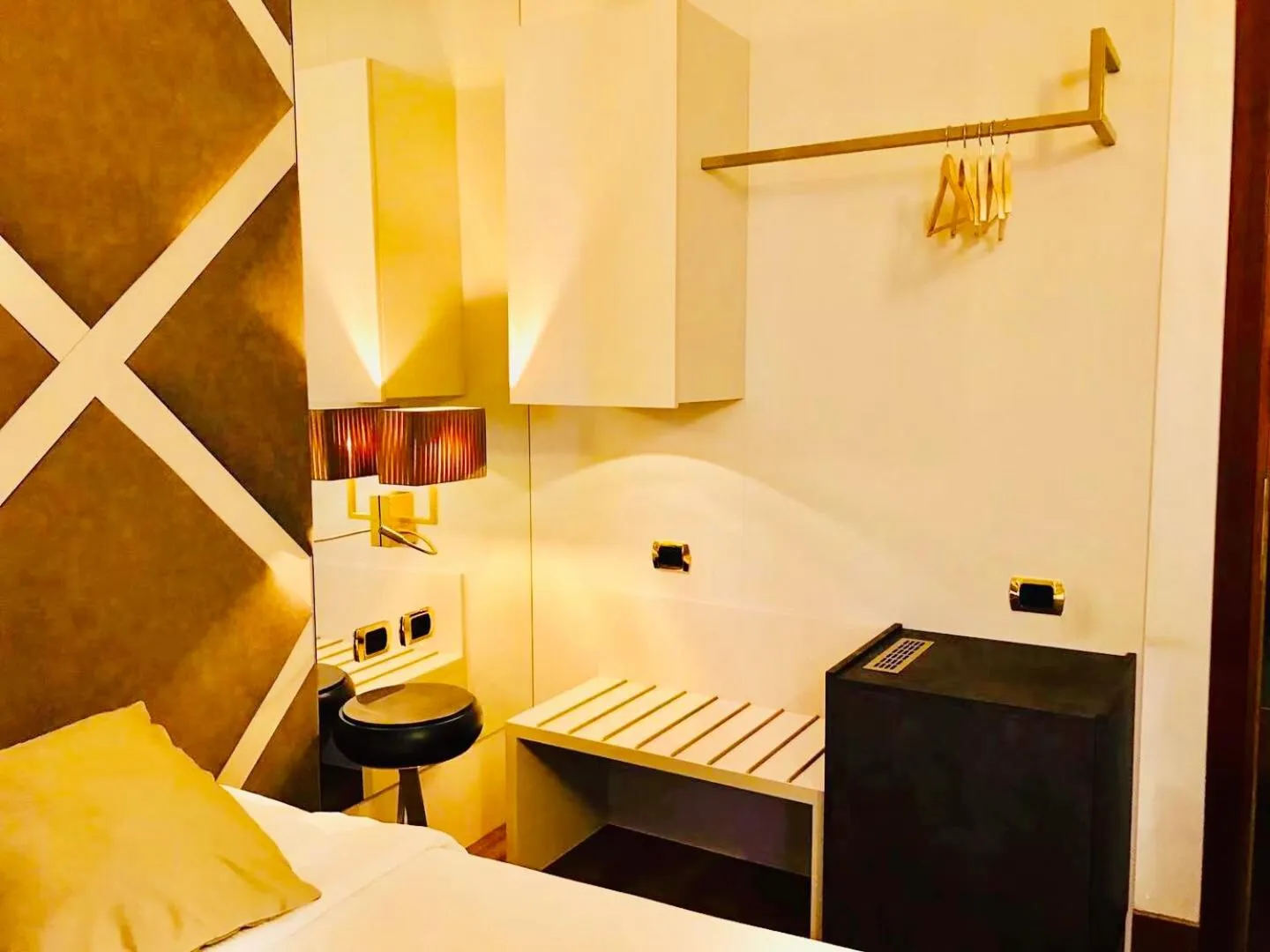 Bedroom, Bed in Hotel Mythos