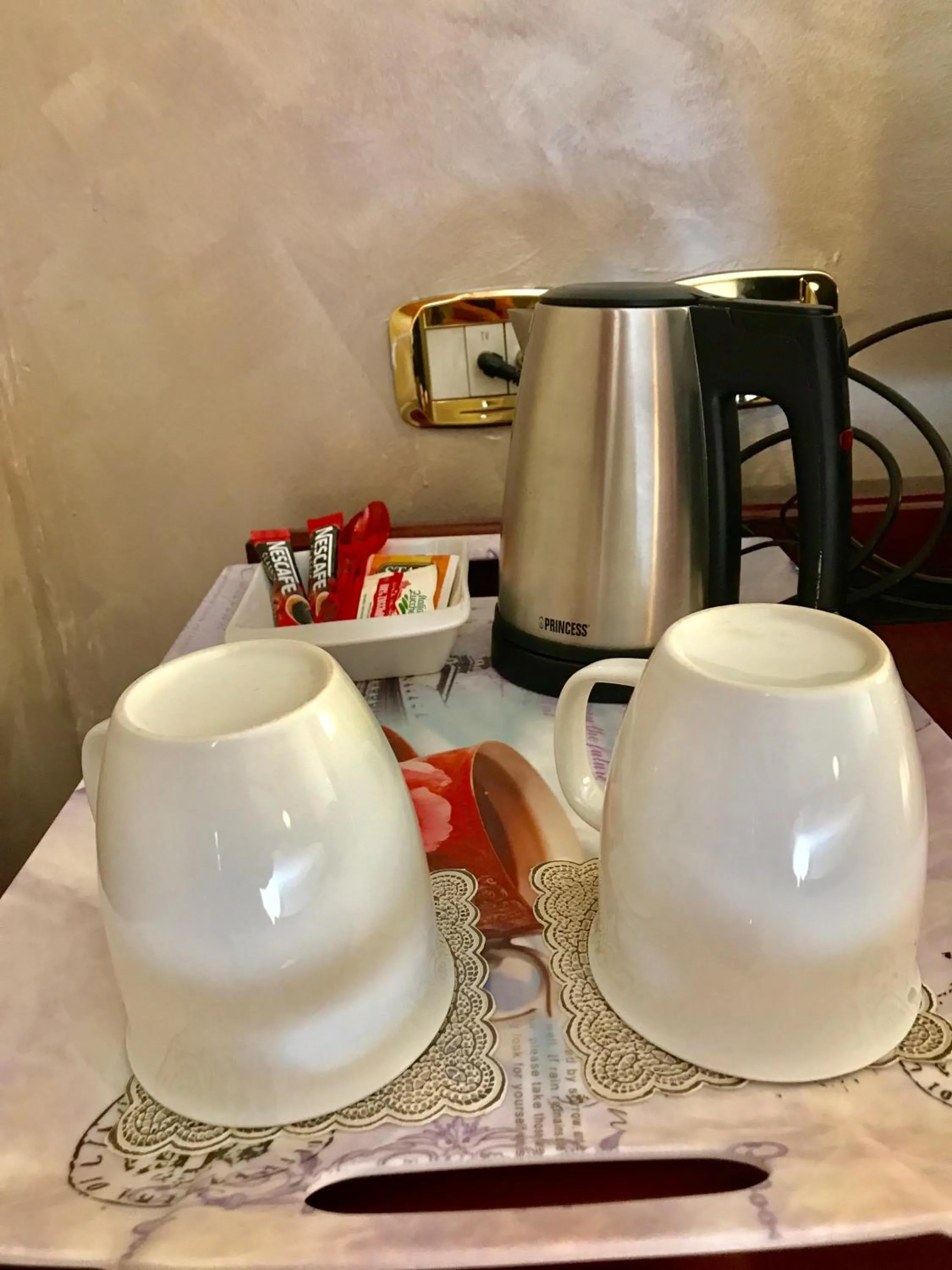 Coffee/tea facilities in Hotel Mythos