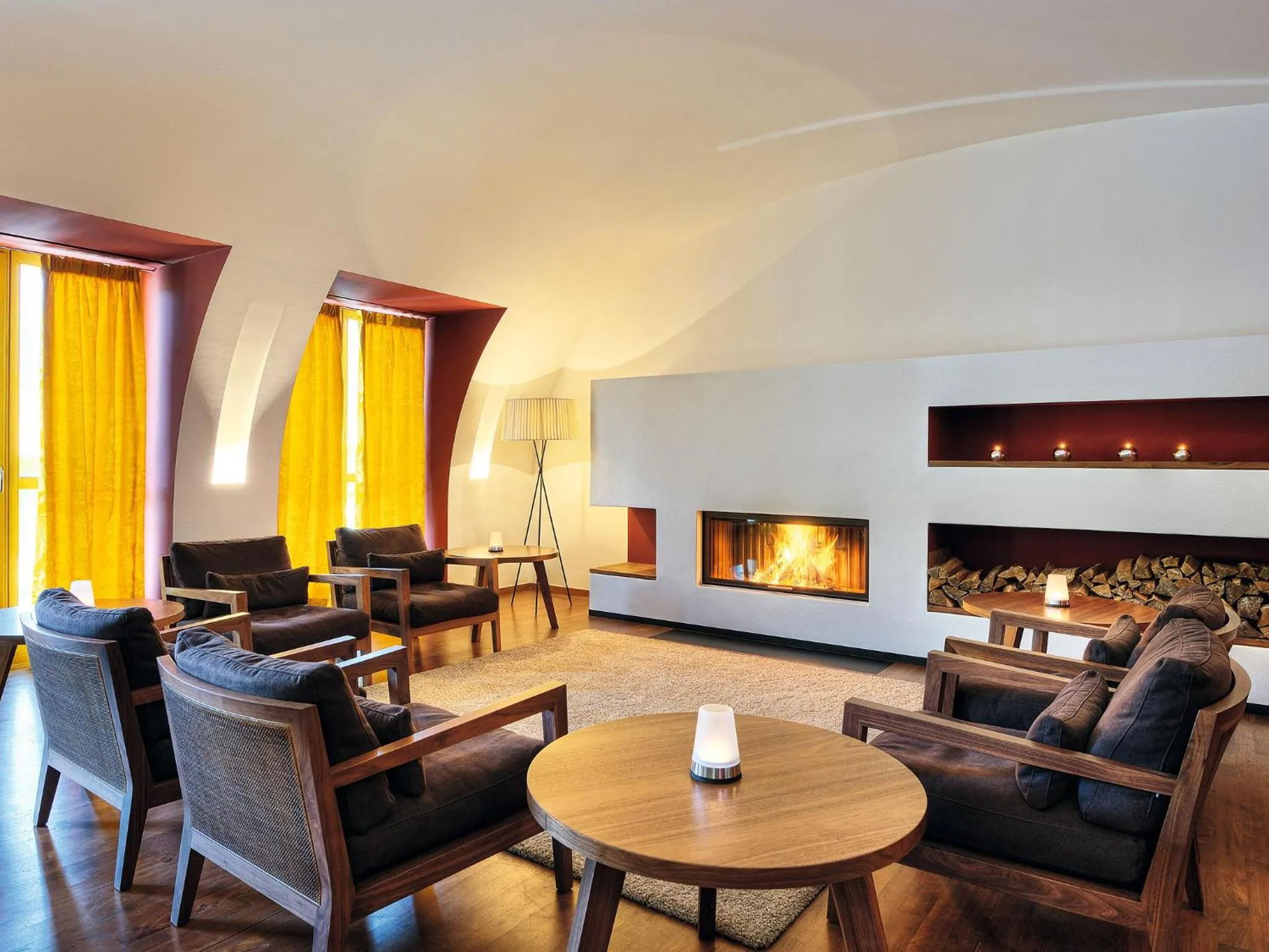 Communal lounge/ TV room in Dolomitengolf Hotel & Spa