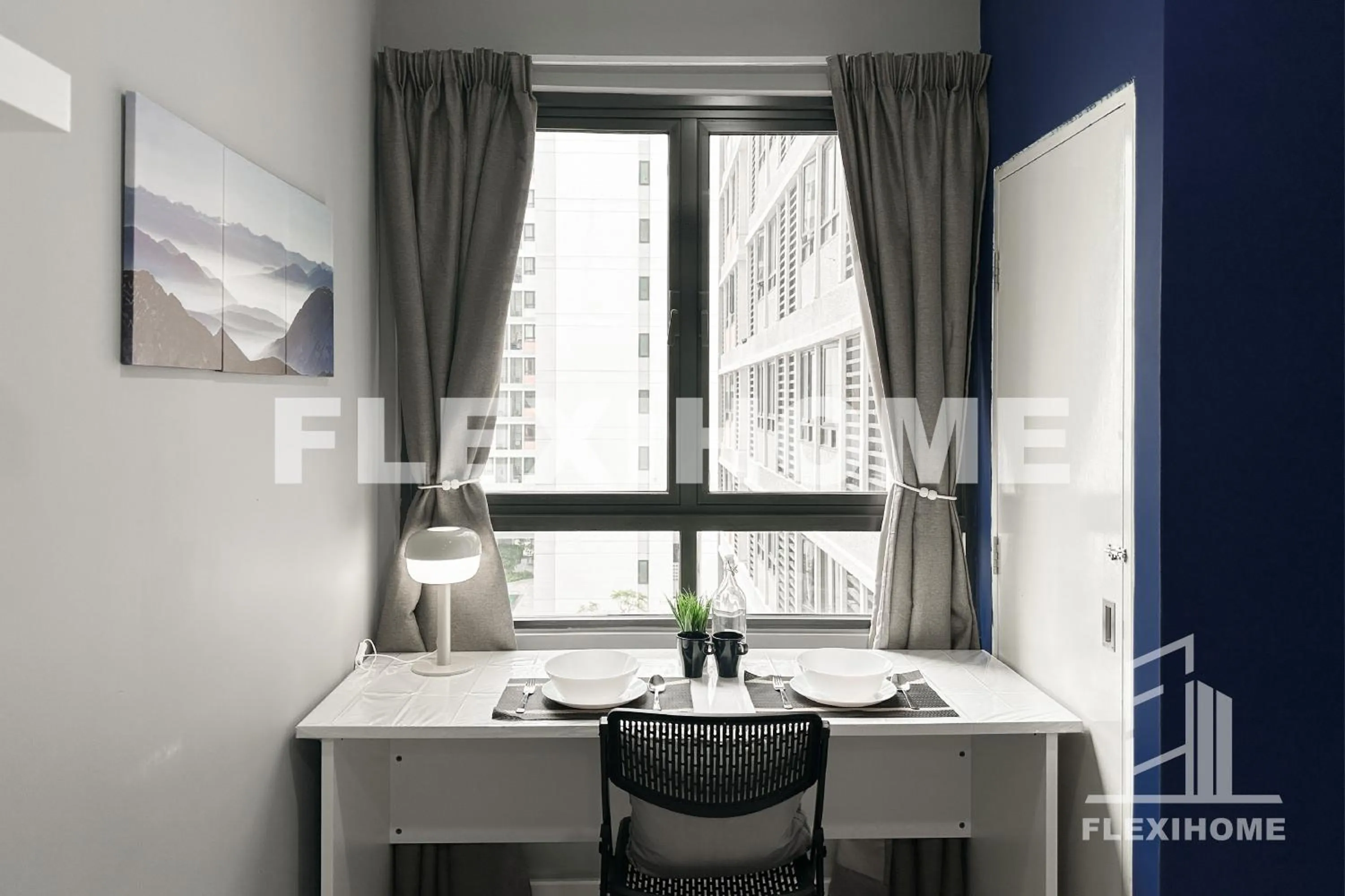 Dining area in KLIA-KLIA 2, Comfy Studio, Horizon Suites Sepang-Dengkil by Flexihome-MY