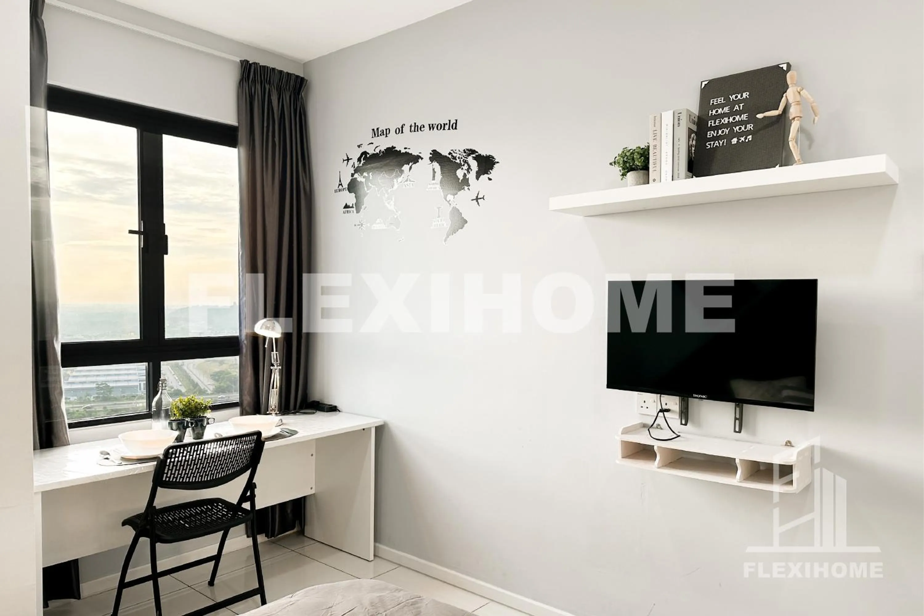 KLIA-KLIA 2, Comfy Studio, Horizon Suites Sepang-Dengkil by Flexihome-MY