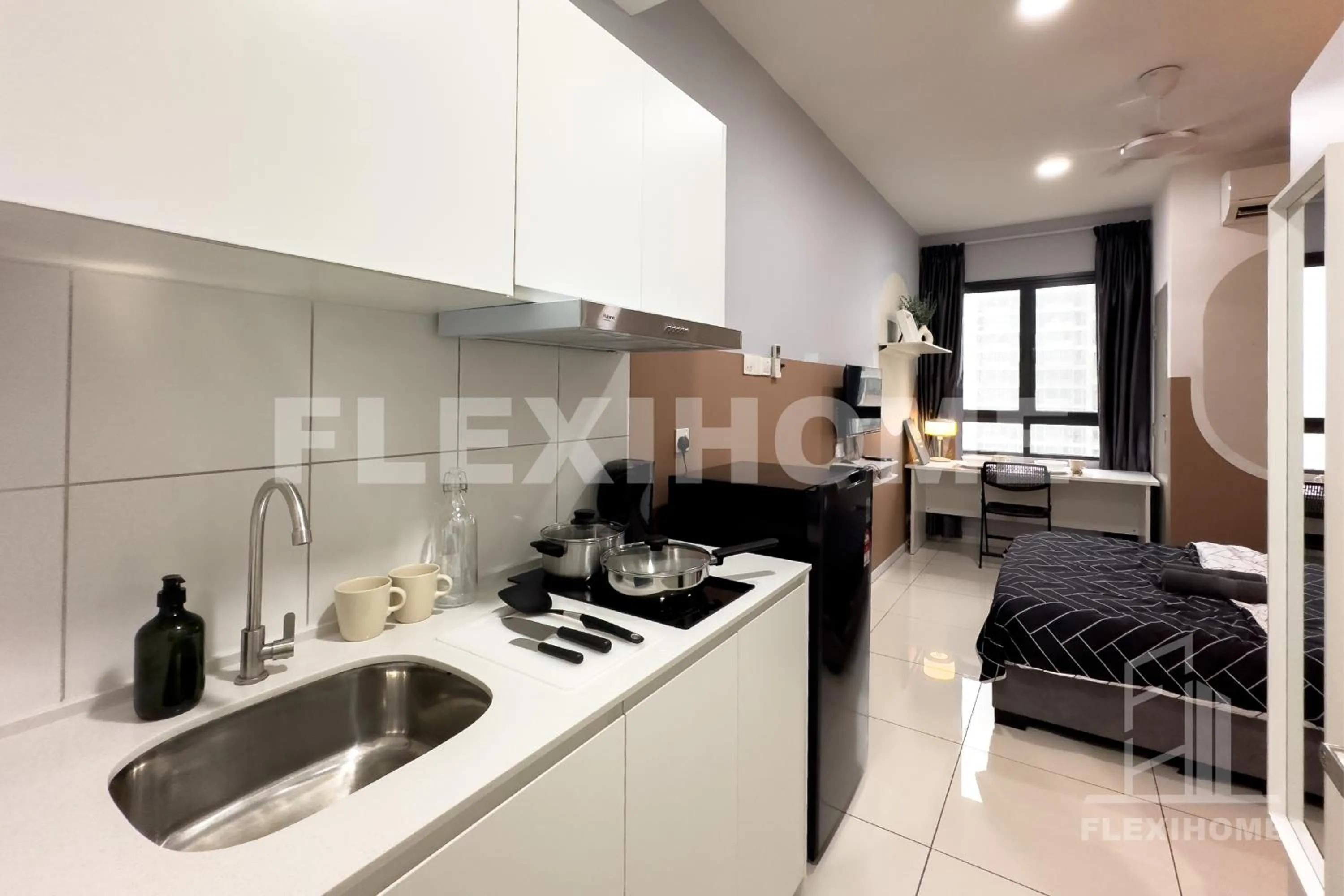 KLIA-KLIA 2, Comfy Studio, Horizon Suites Sepang-Dengkil by Flexihome-MY