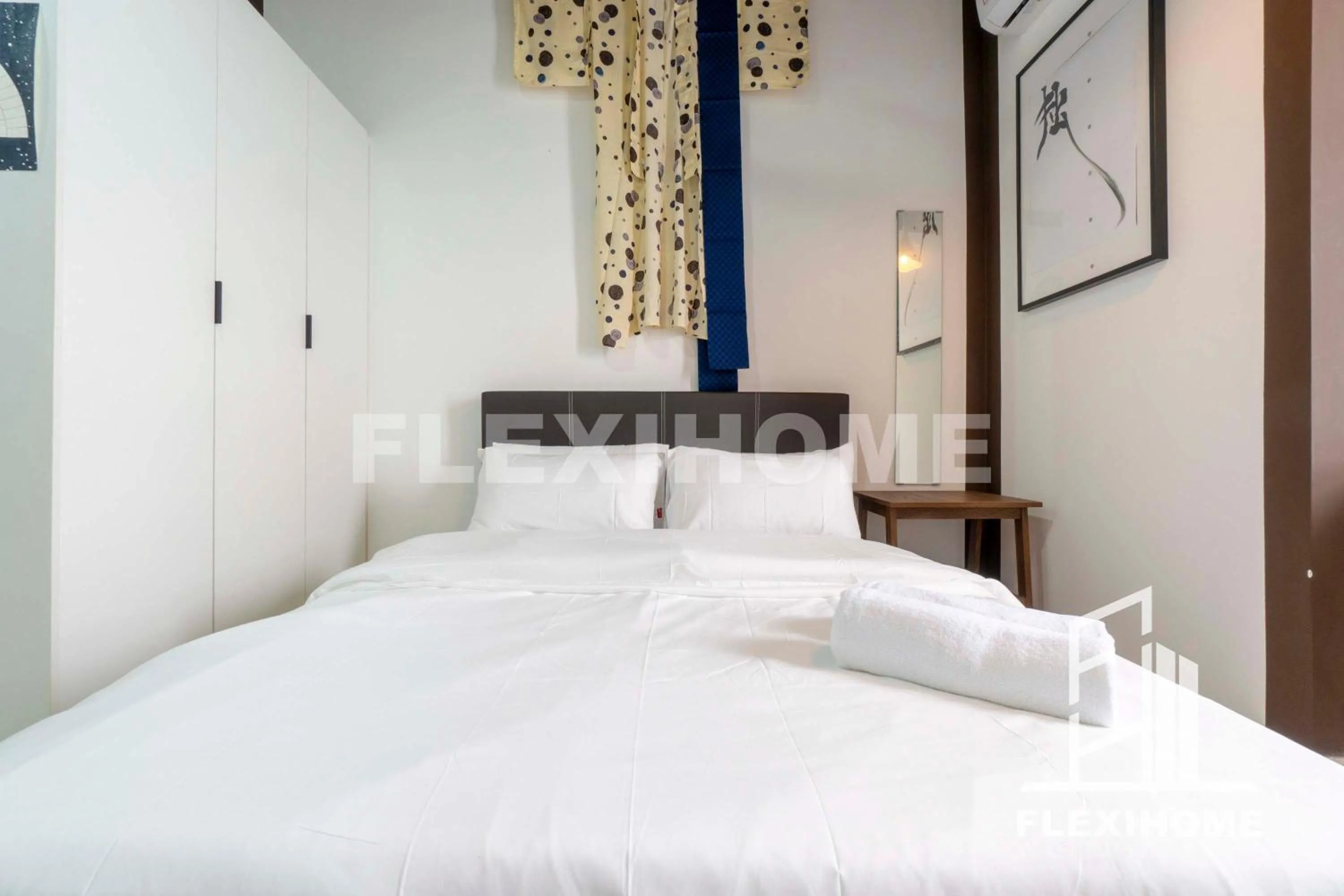 Bed in KLIA-KLIA 2, Comfy Studio, Horizon Suites Sepang-Dengkil by Flexihome-MY