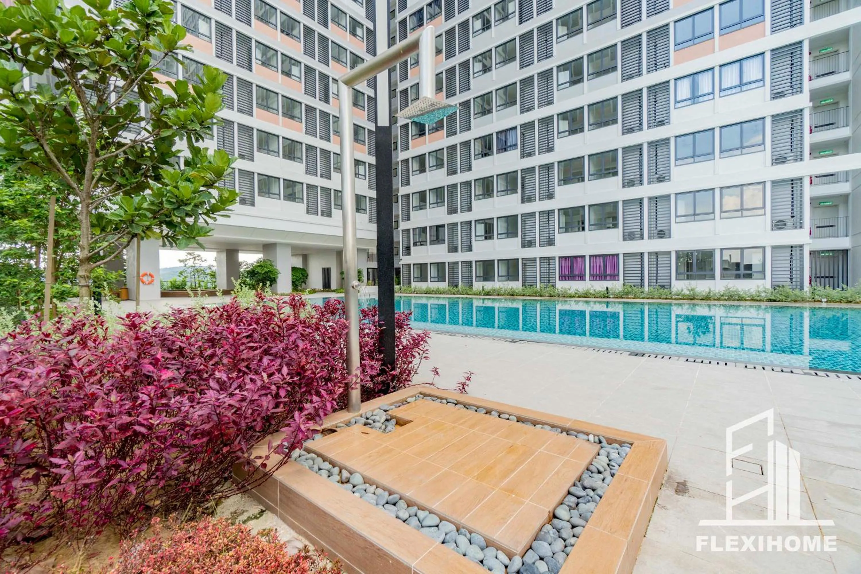 Swimming pool in KLIA-KLIA 2, Comfy Studio, Horizon Suites Sepang-Dengkil by Flexihome-MY