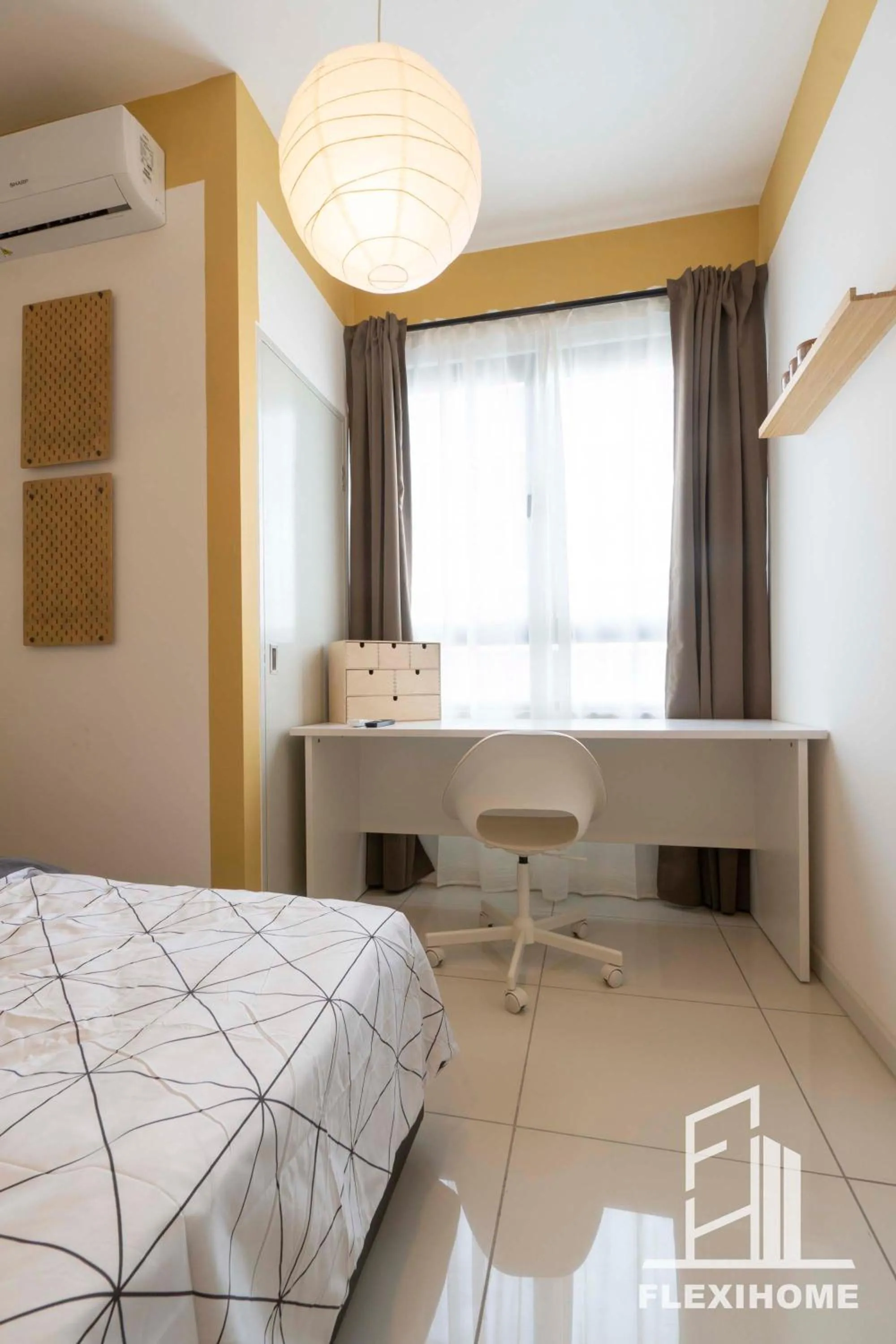 Bed in KLIA-KLIA 2, Comfy Studio, Horizon Suites Sepang-Dengkil by Flexihome-MY