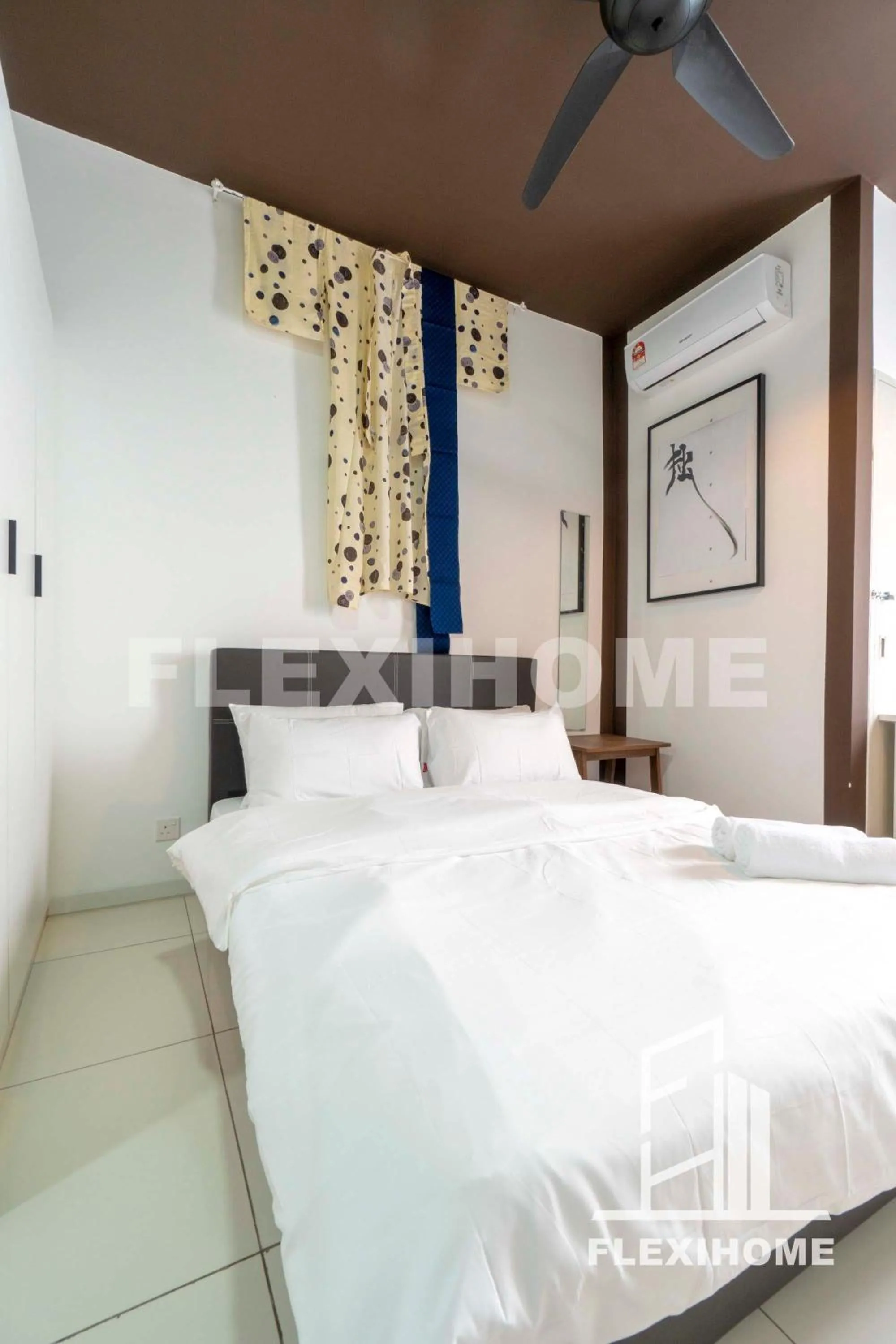 Bed in KLIA-KLIA 2, Comfy Studio, Horizon Suites Sepang-Dengkil by Flexihome-MY
