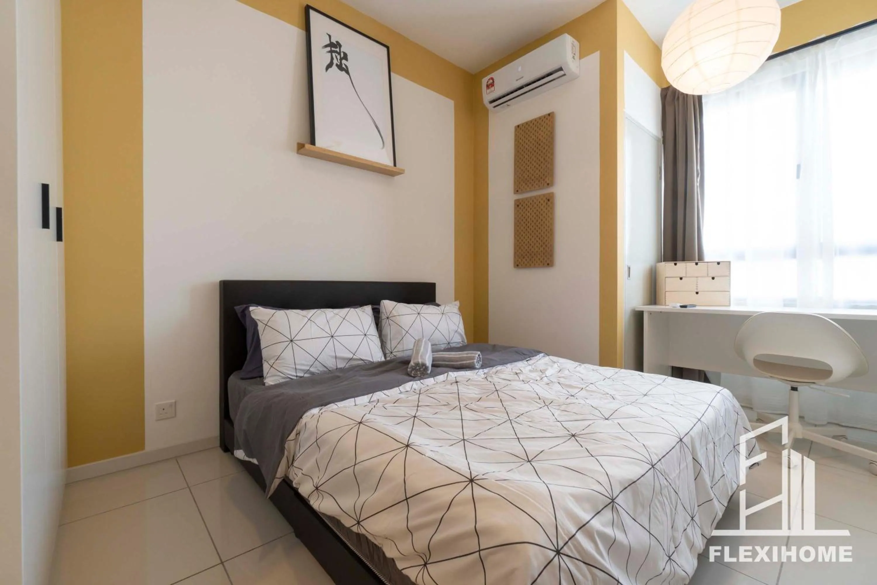 Bed in KLIA-KLIA 2, Comfy Studio, Horizon Suites Sepang-Dengkil by Flexihome-MY