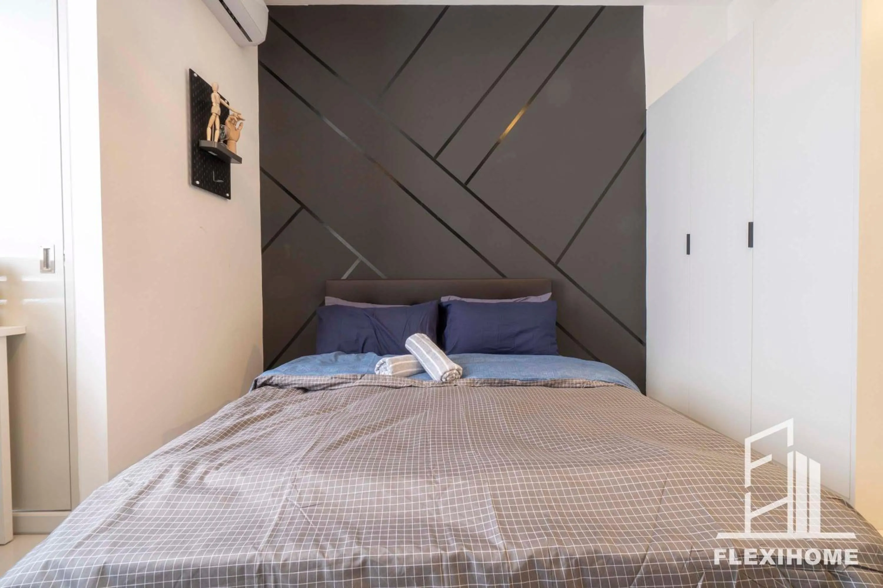 Bed in KLIA-KLIA 2, Comfy Studio, Horizon Suites Sepang-Dengkil by Flexihome-MY