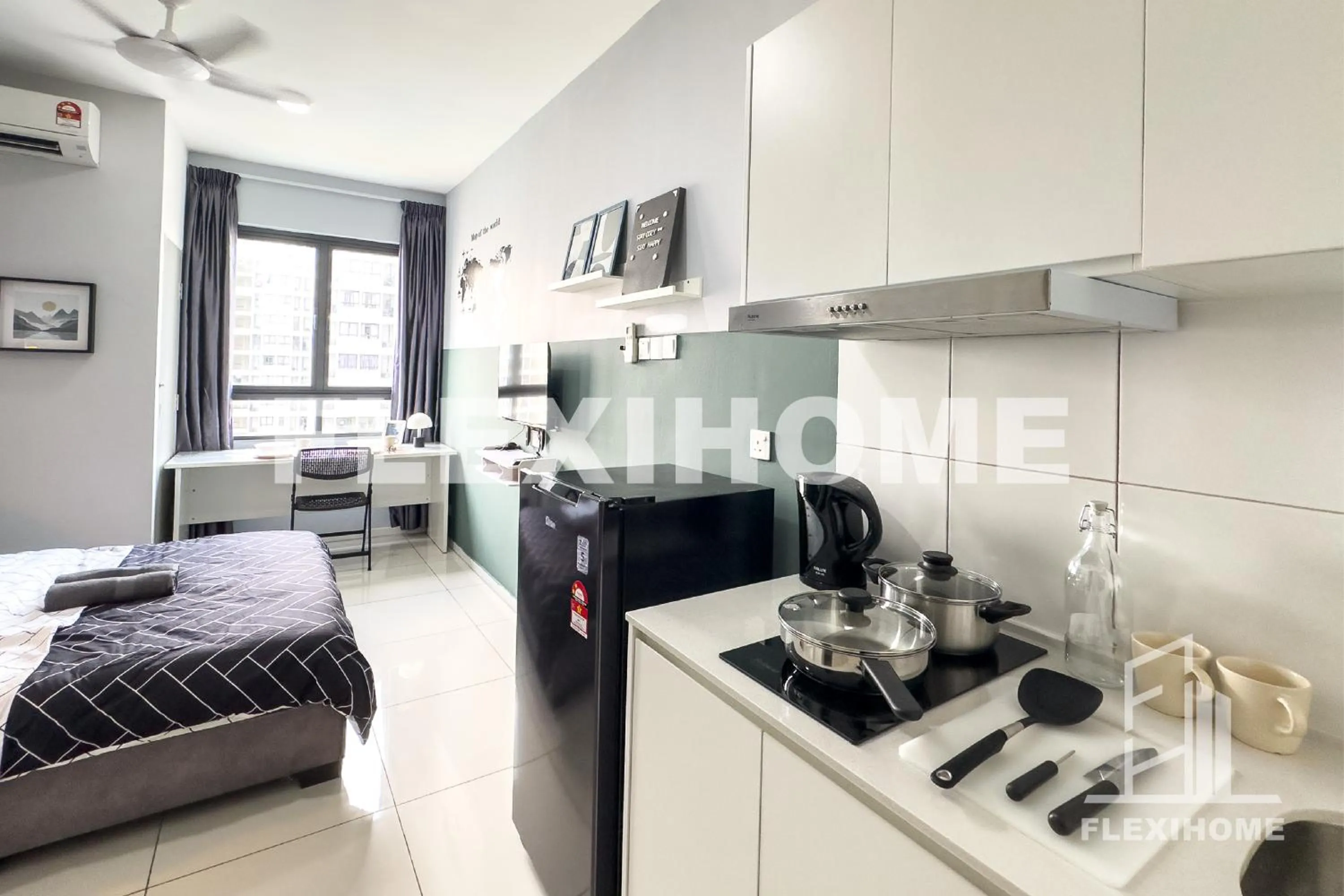 KLIA-KLIA 2, Comfy Studio, Horizon Suites Sepang-Dengkil by Flexihome-MY